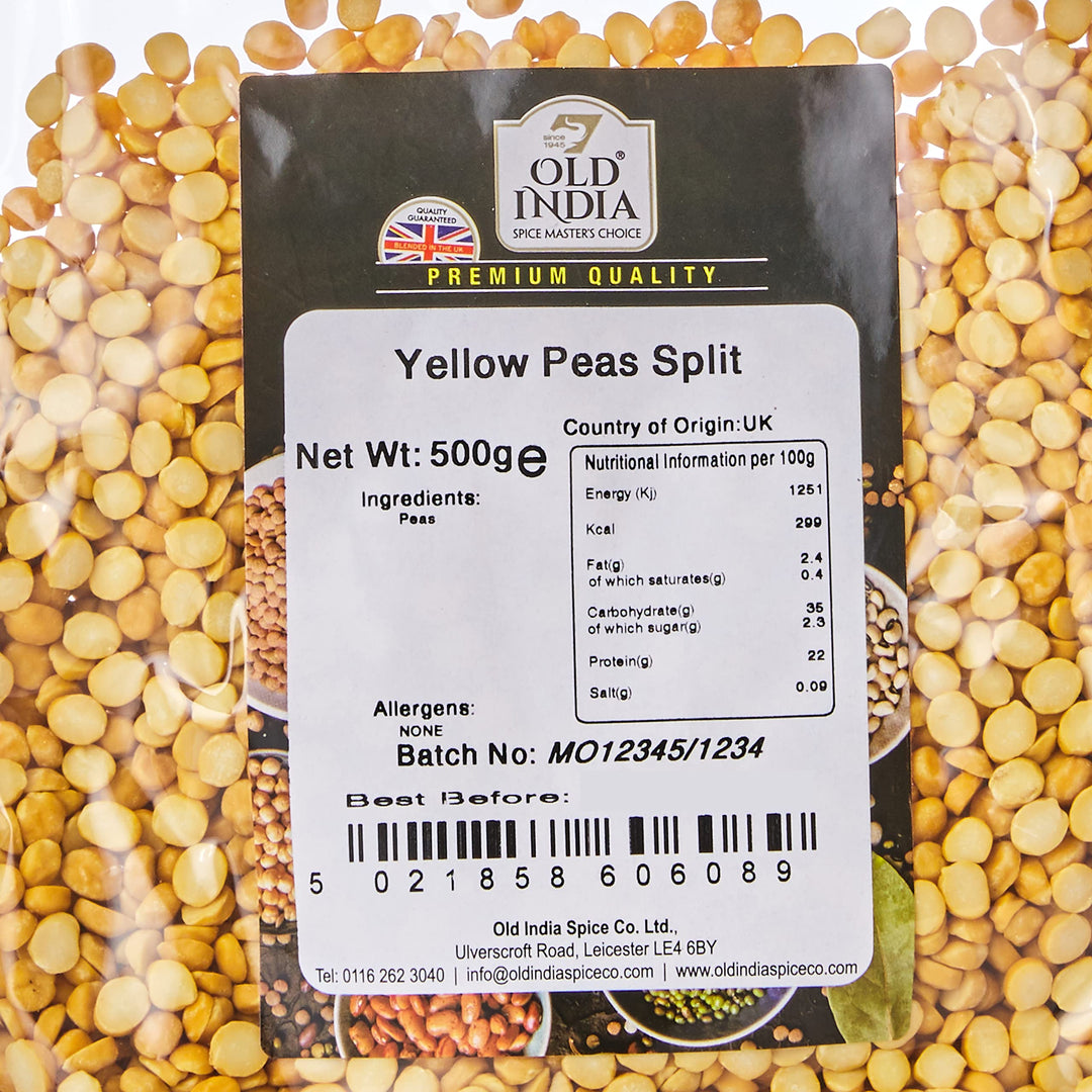 Old India Yellow Peas Split 500g