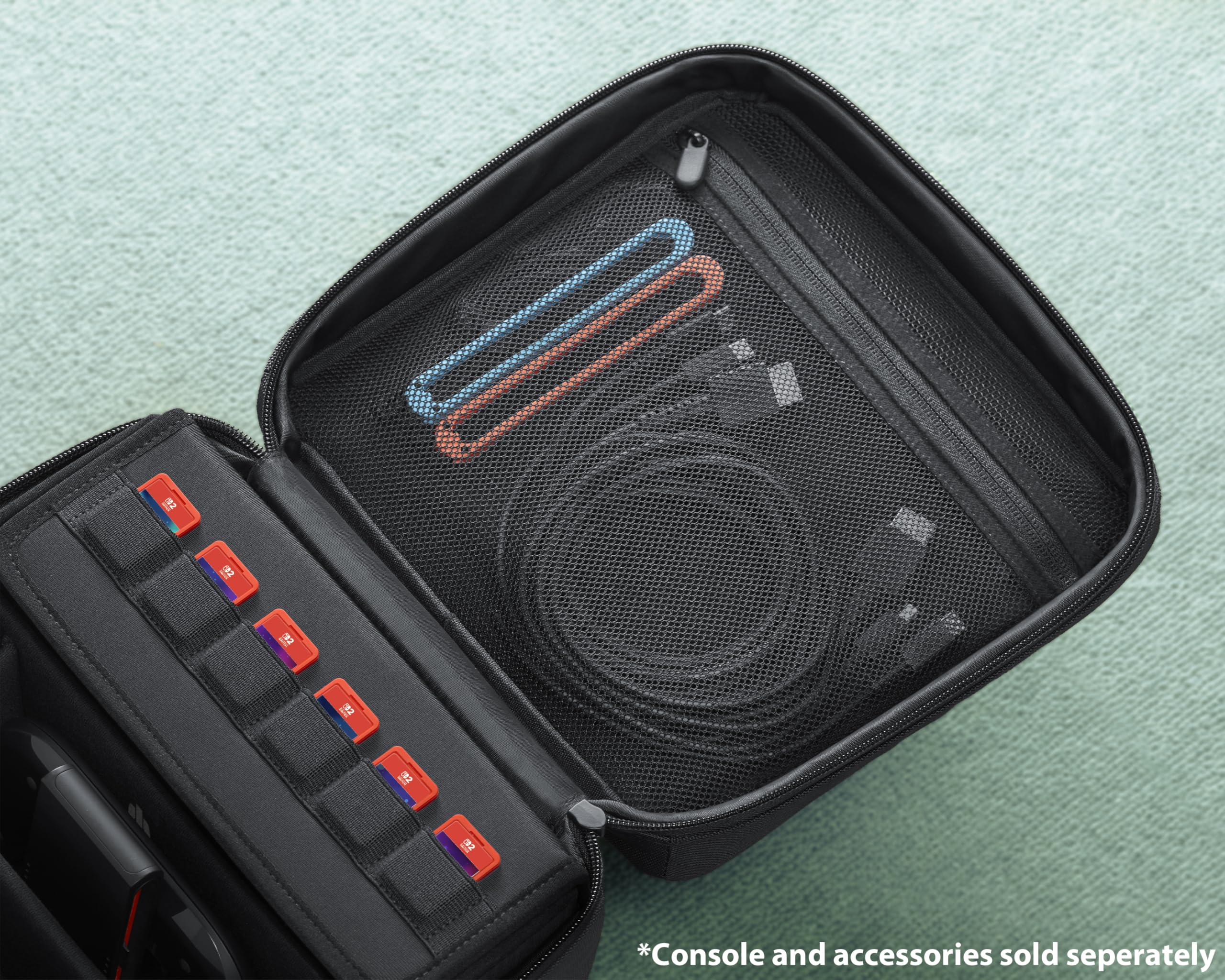Nintendo Switch 2 All-In-One Carrying Case for Console, Dock, Joy-Con 2, Cables & Game Cards 5
