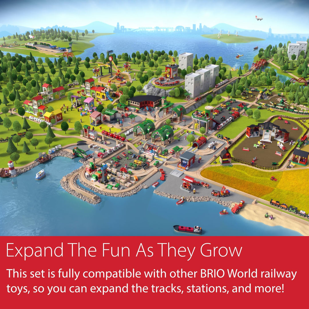 BRIO My First Railway Beginner Pack Wooden Train Set