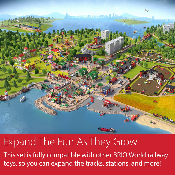 BRIO My First Railway Beginner Pack Wooden Train Set