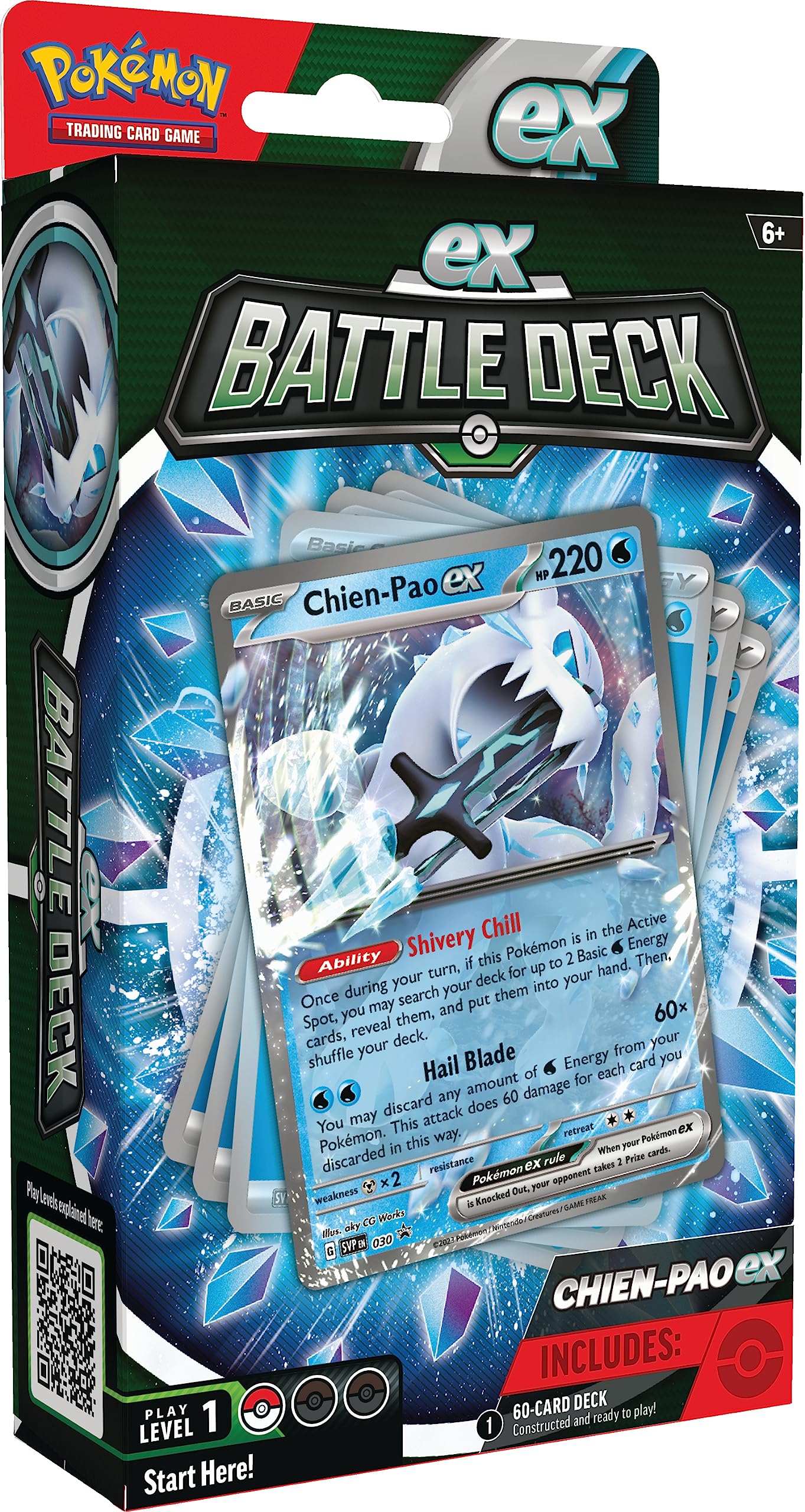Pokémon Chien-Pao ex Battle Deck - Ready-to-Play 60-Card Deck | Age 6+