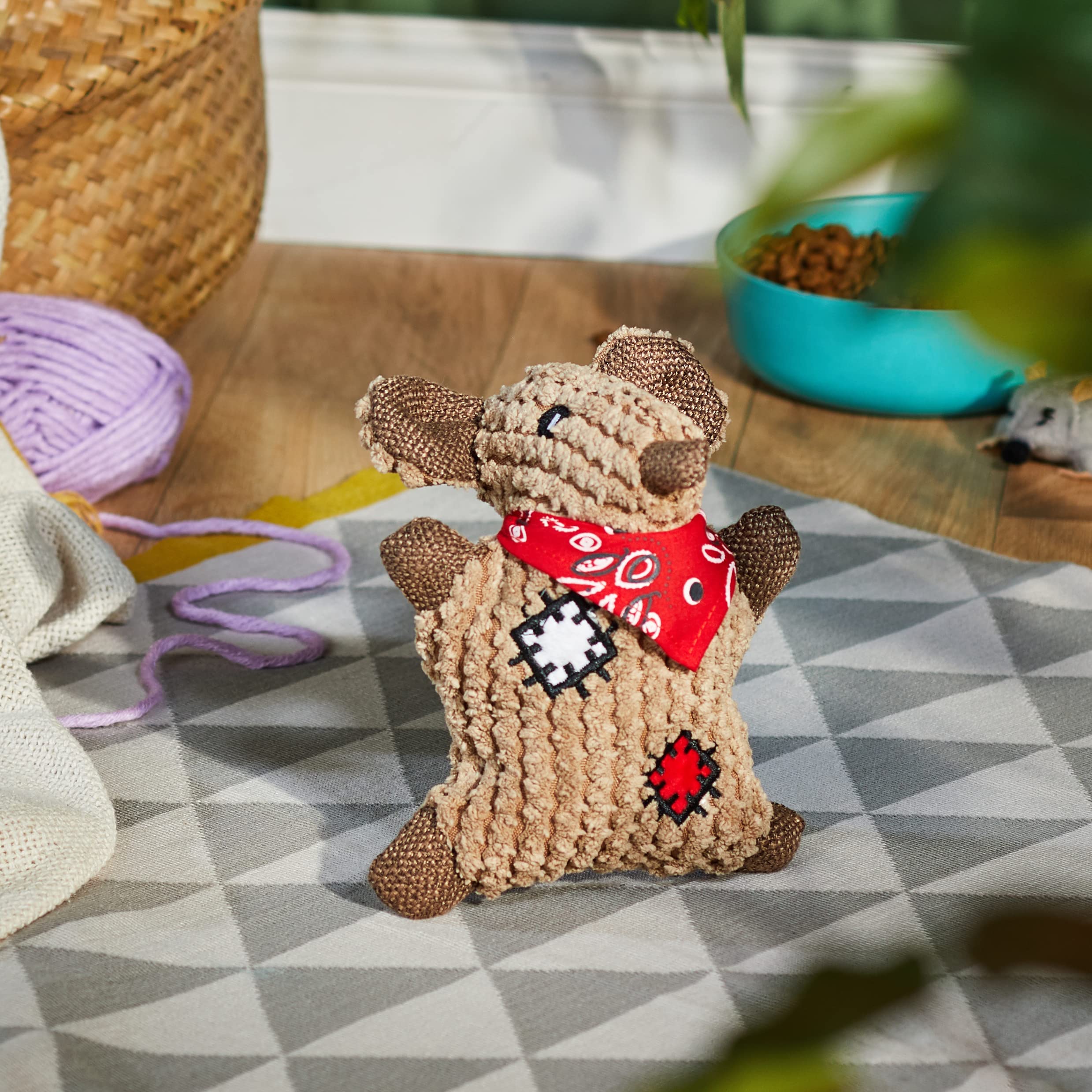 TRIXIE Plush Cat Toy Mouse - Filled with Catnip | 7 cm Height