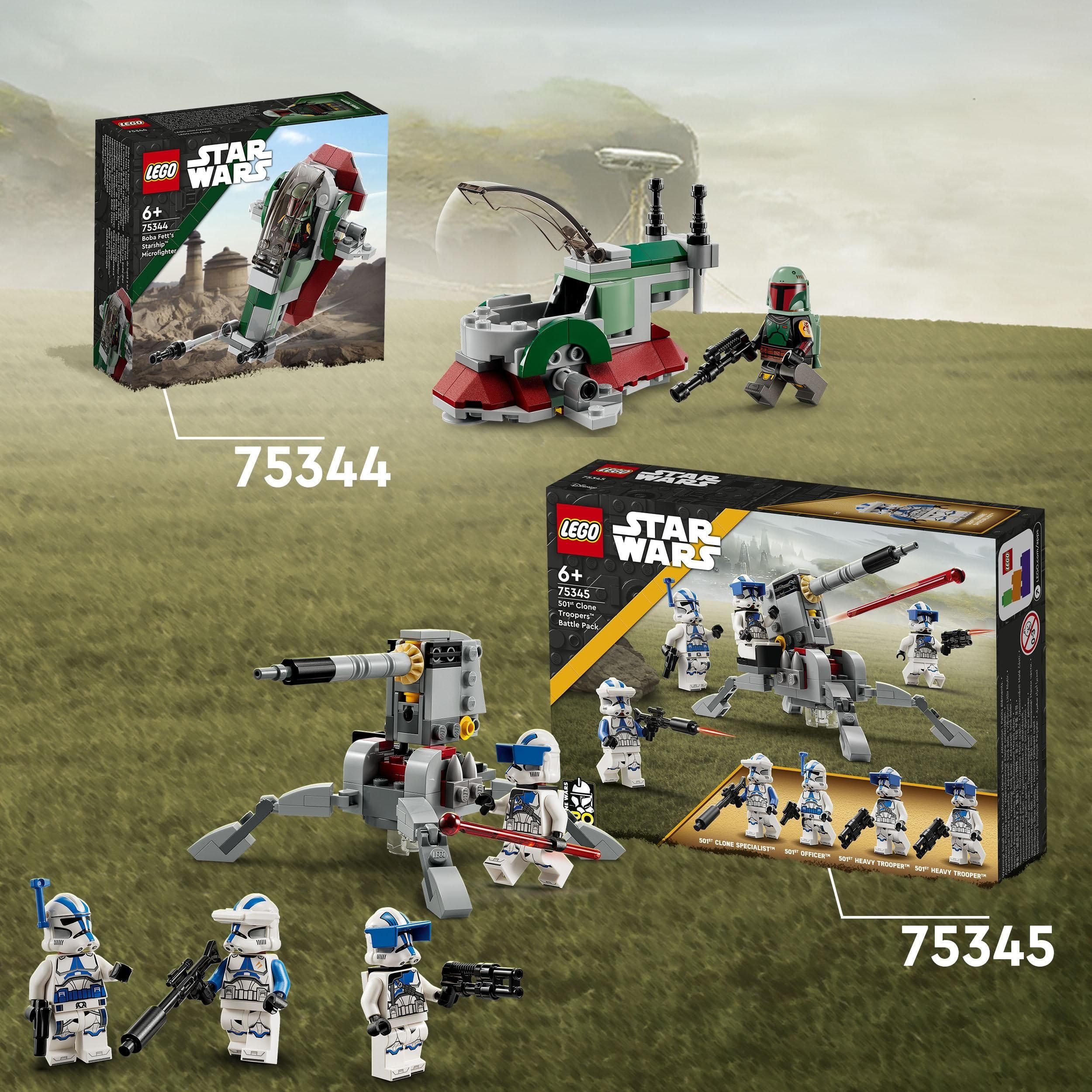 LEGO Star Wars 75345 501st Clone Troopers Battle Pack Set with AV-7 Cannon | Ages 6+ 6