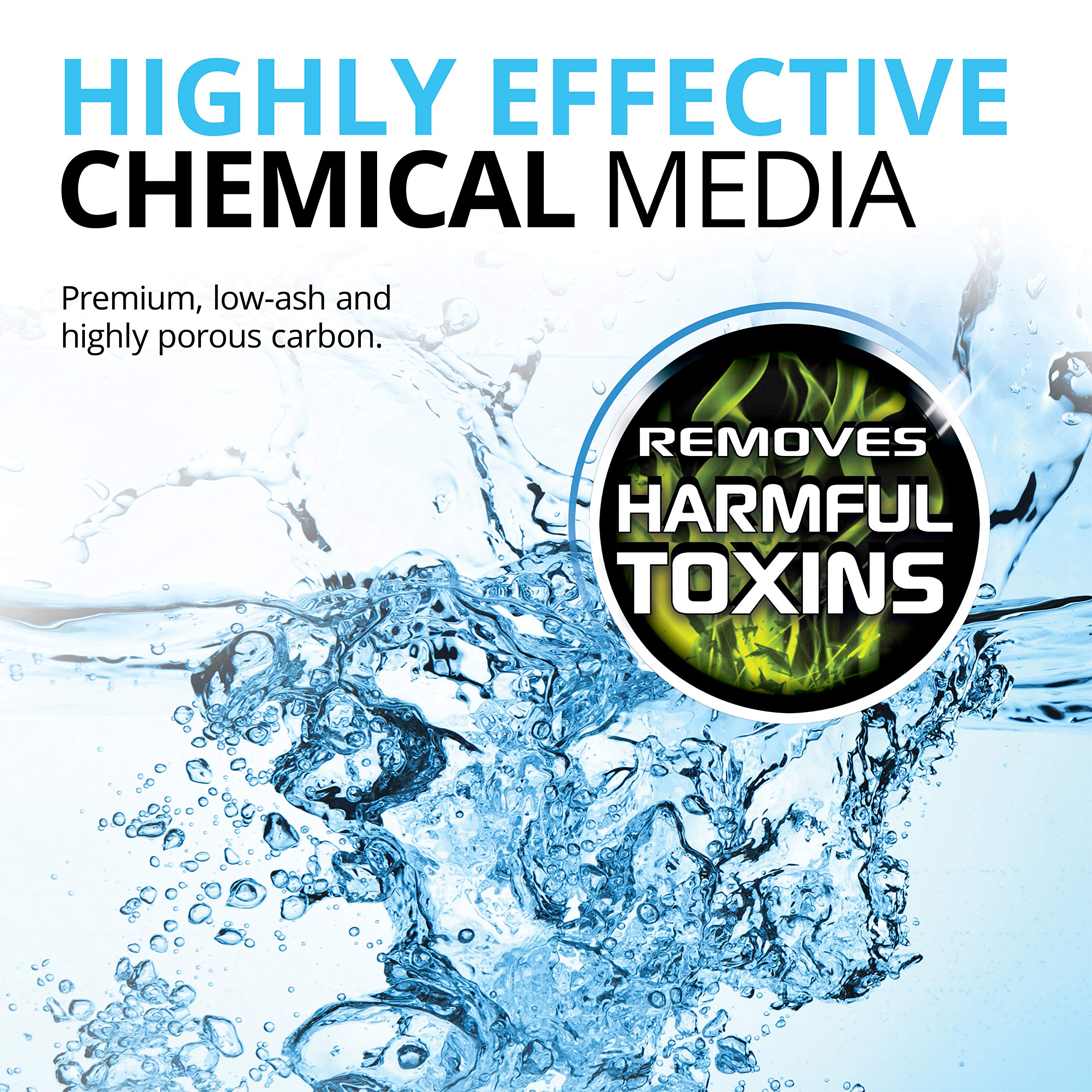 Fluval Activated Carbon Filter Media - Removes Odors, Discoloration, & Pollutants | 3 x 100g Bags 4