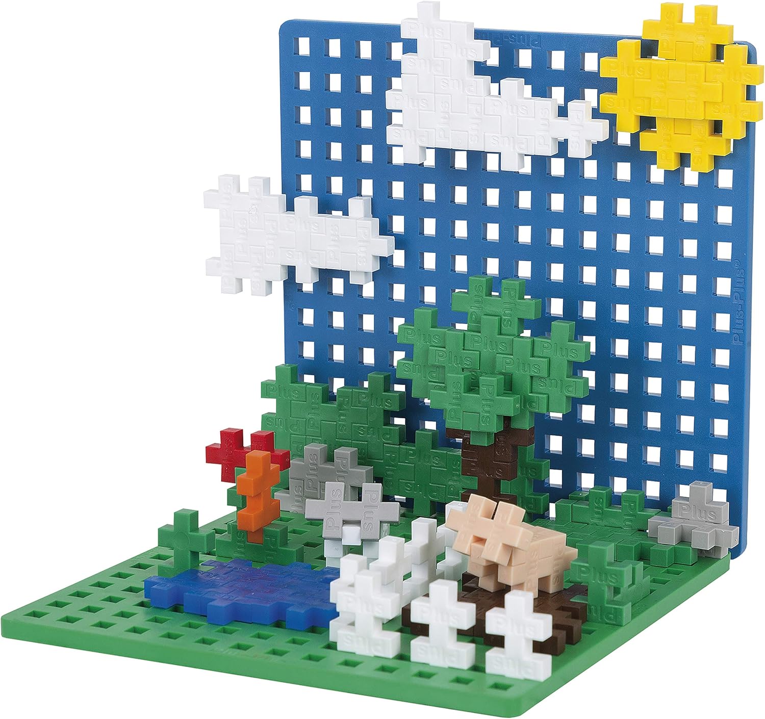Plus-Plus 12 x 12 cm Base Plate Duo Pack - Building Toy for Kids 5+ 4