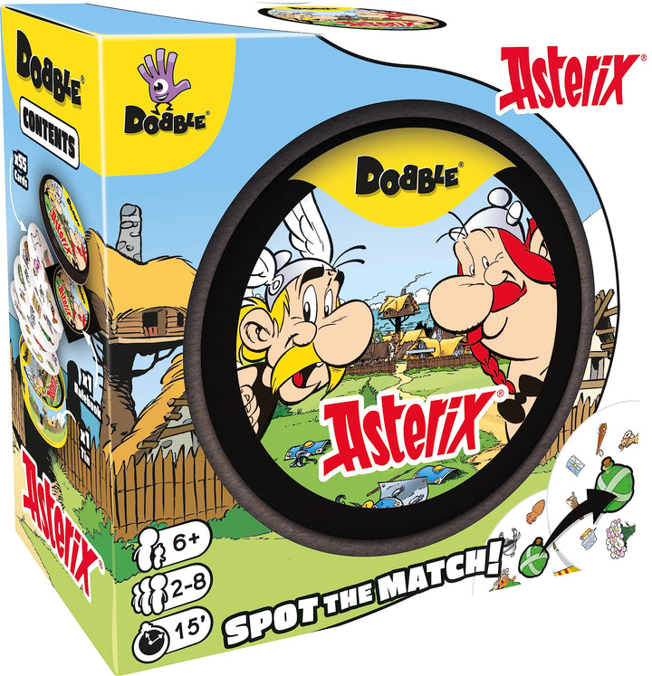 Asmodee Dobble Asterix Kids Card Game – 2-8 Players, Ages 6+, 15-Minute Play Time