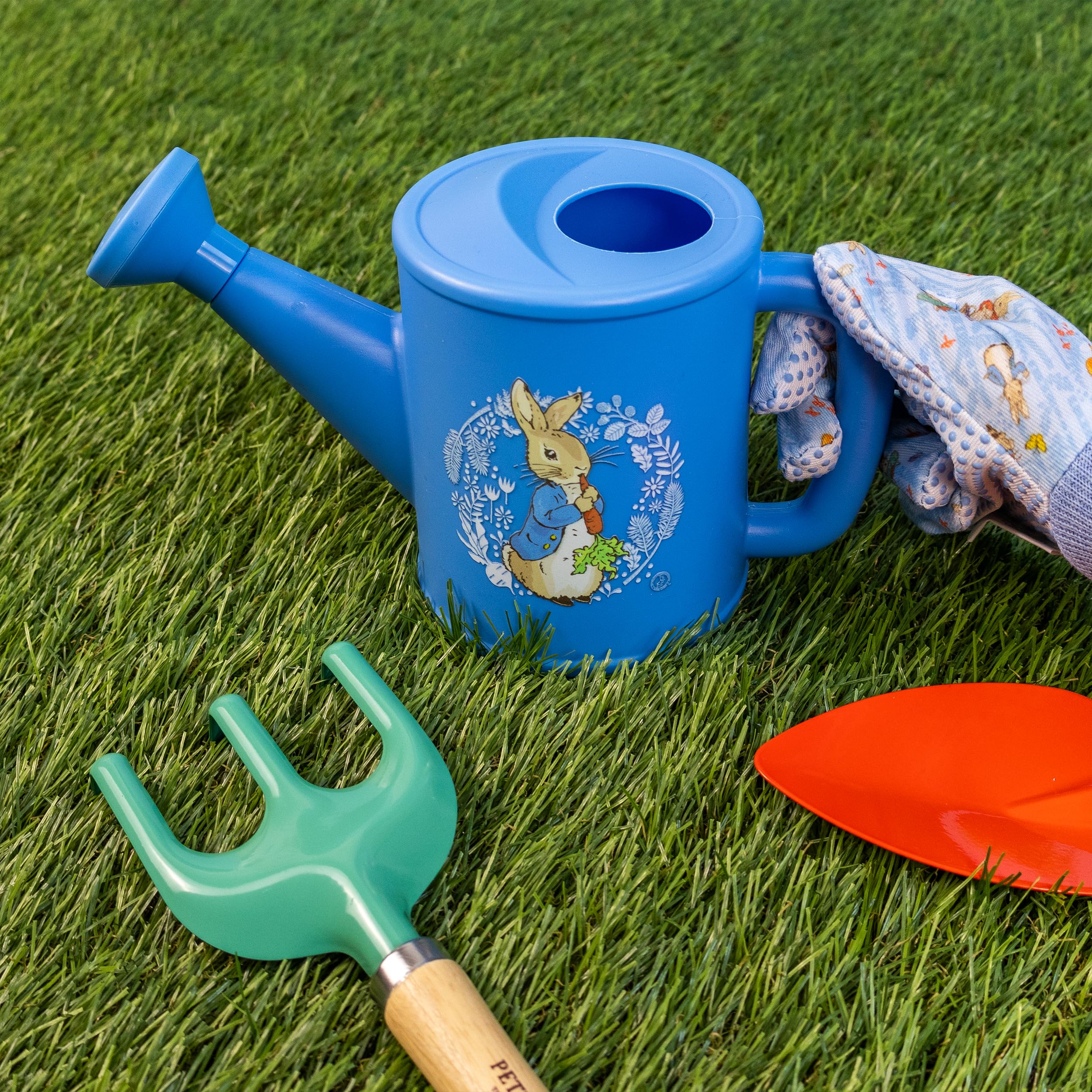 Robert Frederick Peter Rabbit Children’s Gardening Set - 5 Piece Tool Kit with Gloves & Carry Bag 4