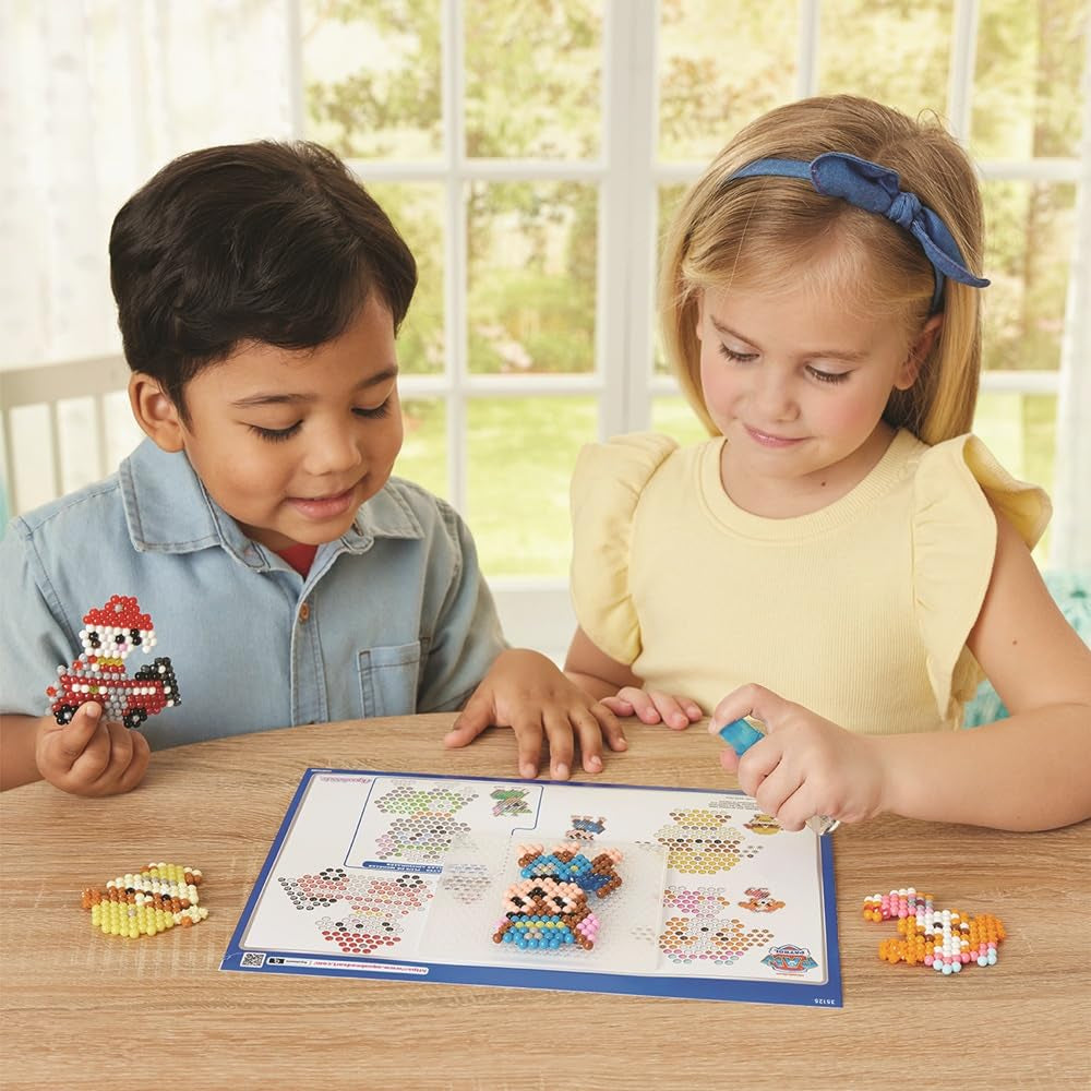 Aquabeads Paw Patrol Keychain Craft Kit - 600 Beads, 30 Colors, Ages 4+ | Bead Art Toy 5