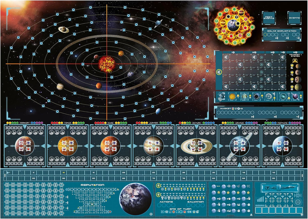Pendragon Studios Starship Interstellar Strategy Board Game