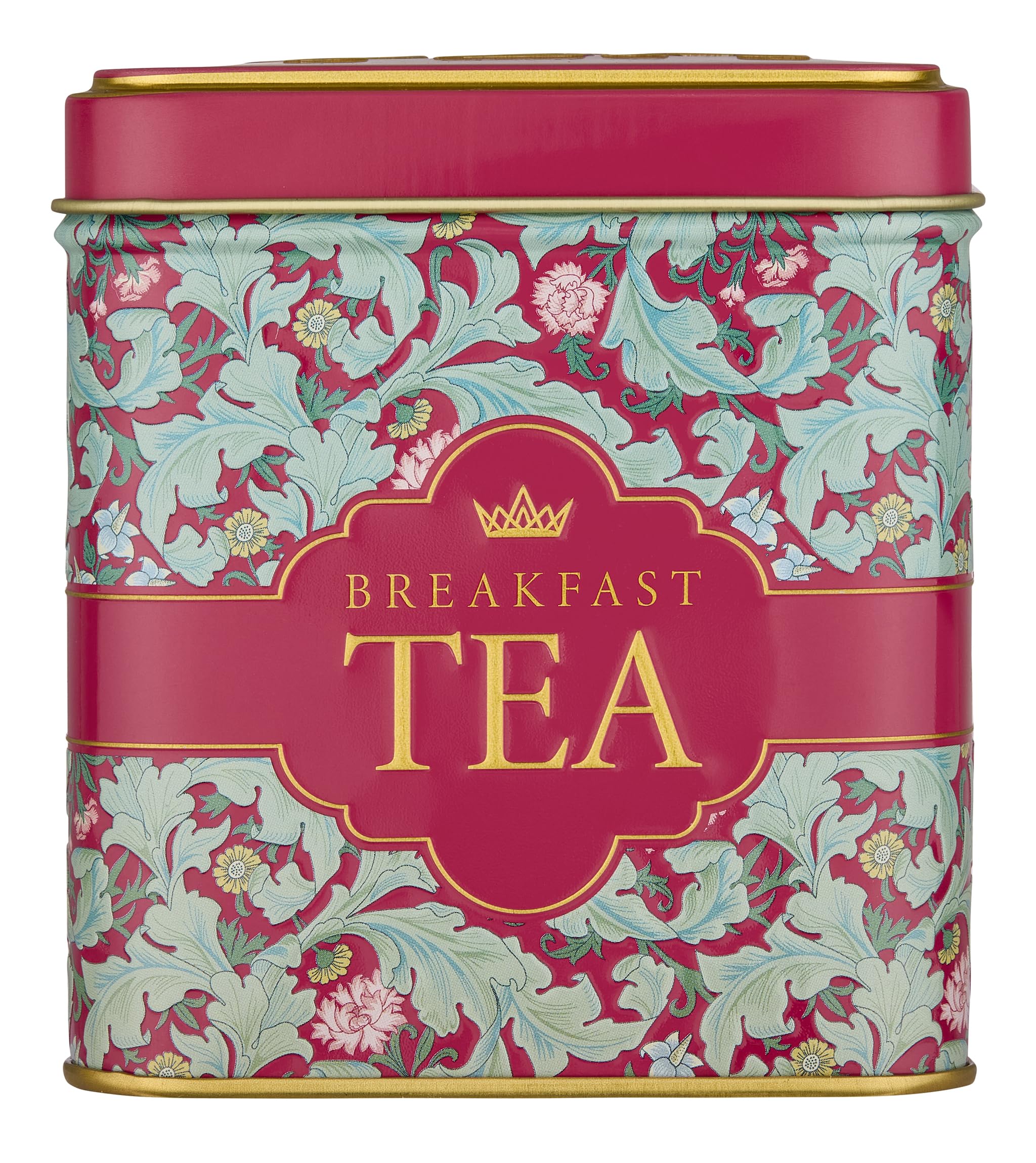 New English Teas Victorian Garden Tea Tin - 32 English Breakfast Teabags 1
