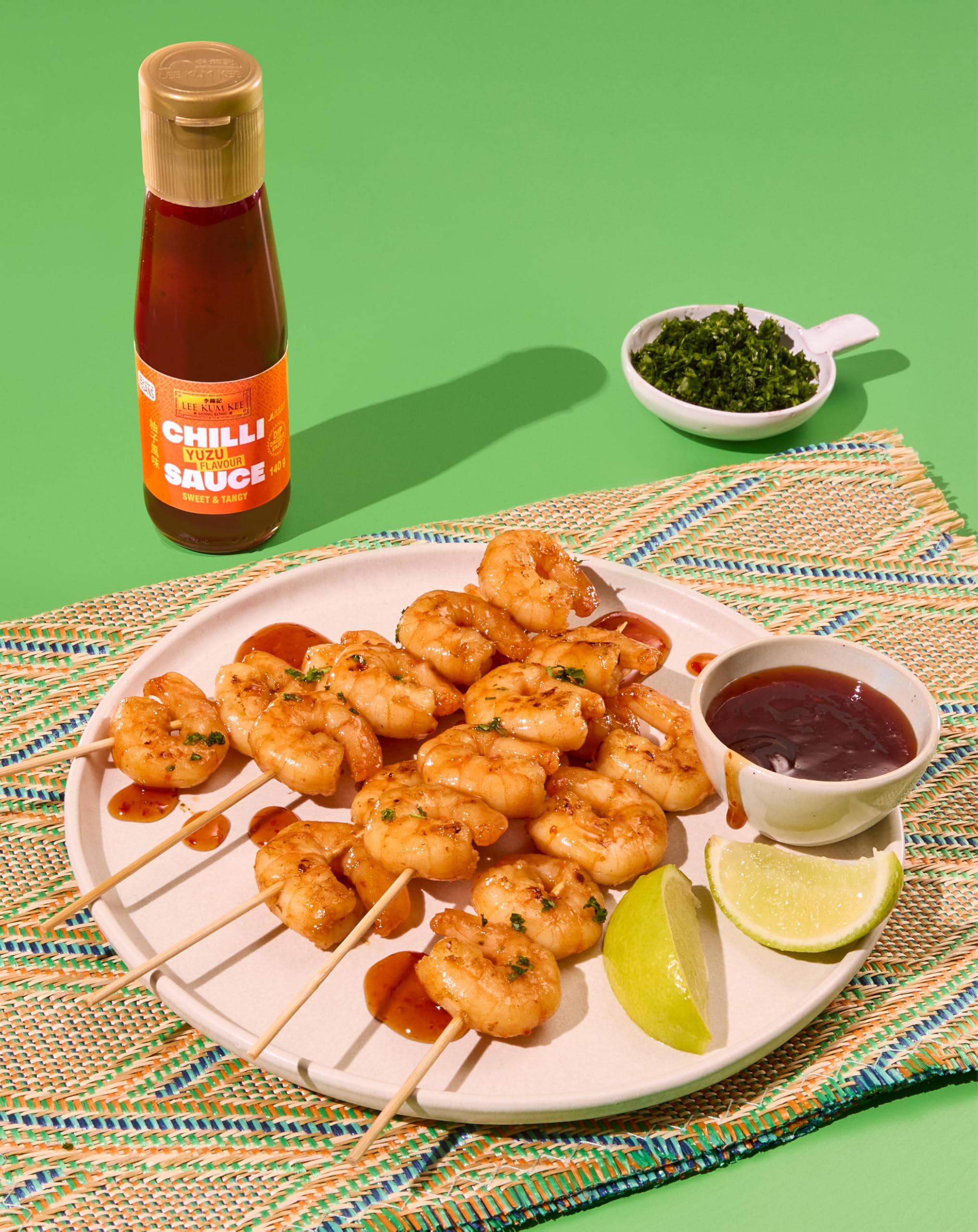 Lee Kum Kee Chilisaucen-Set – 3er-Pack (Yuzu 140 g, Sesam 135 g, Makrut-Limettenblatt 135 g) 7