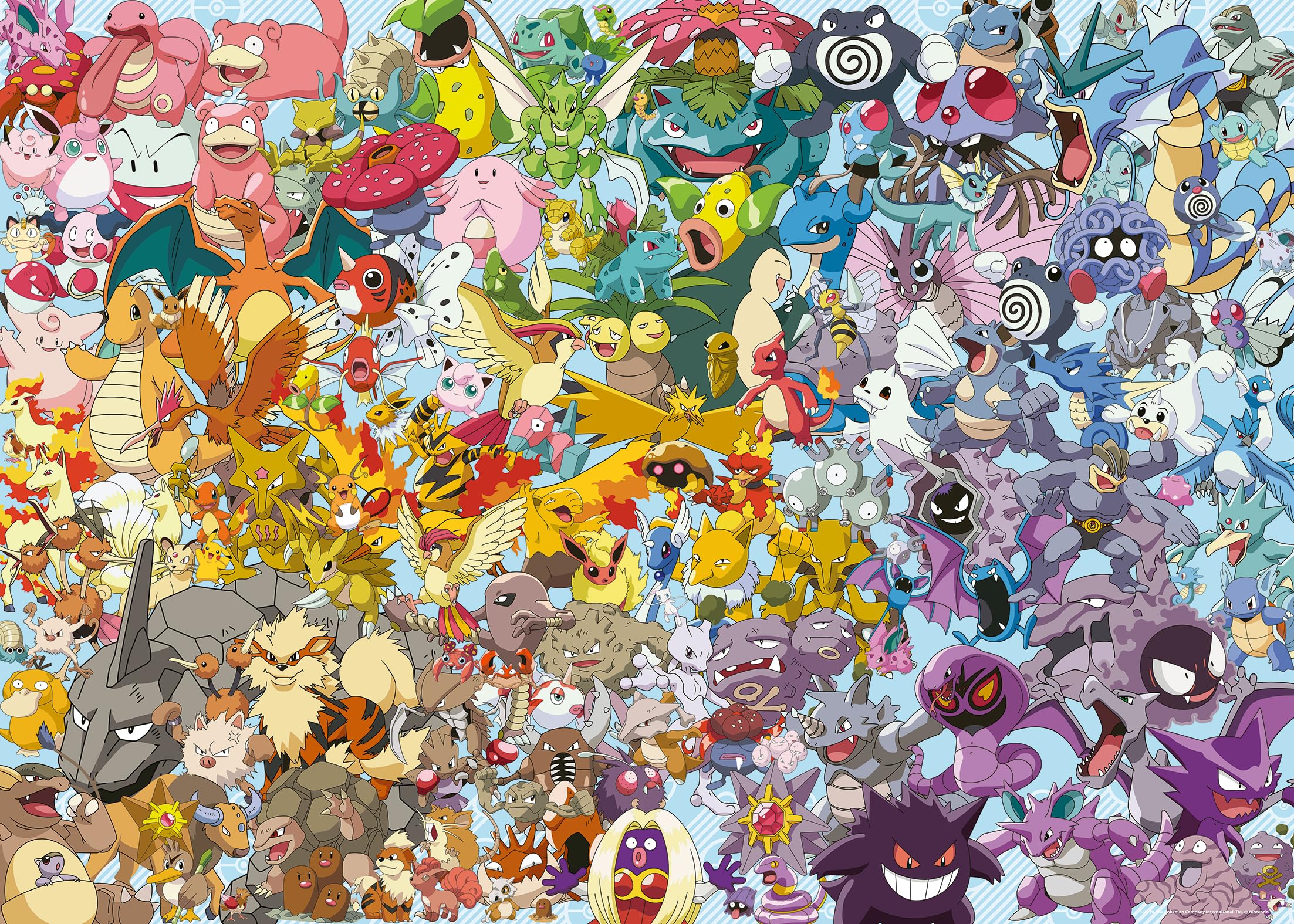 Ravensburger Pokémon Challenge Edition 1000 Piece Jigsaw Puzzle - Ages 12+ 1