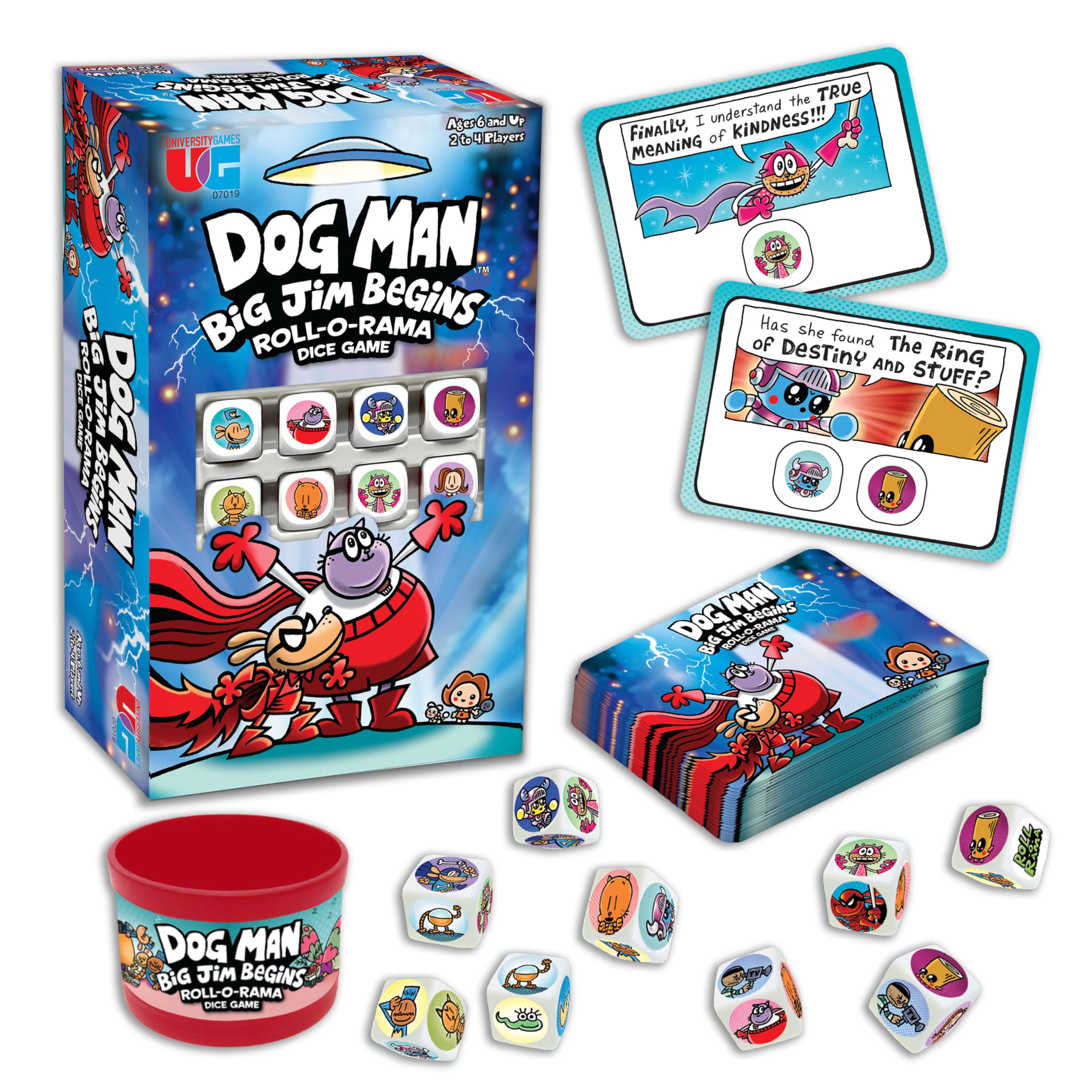 University Games Dog Man: Big Jim Begins Dice Game 6
