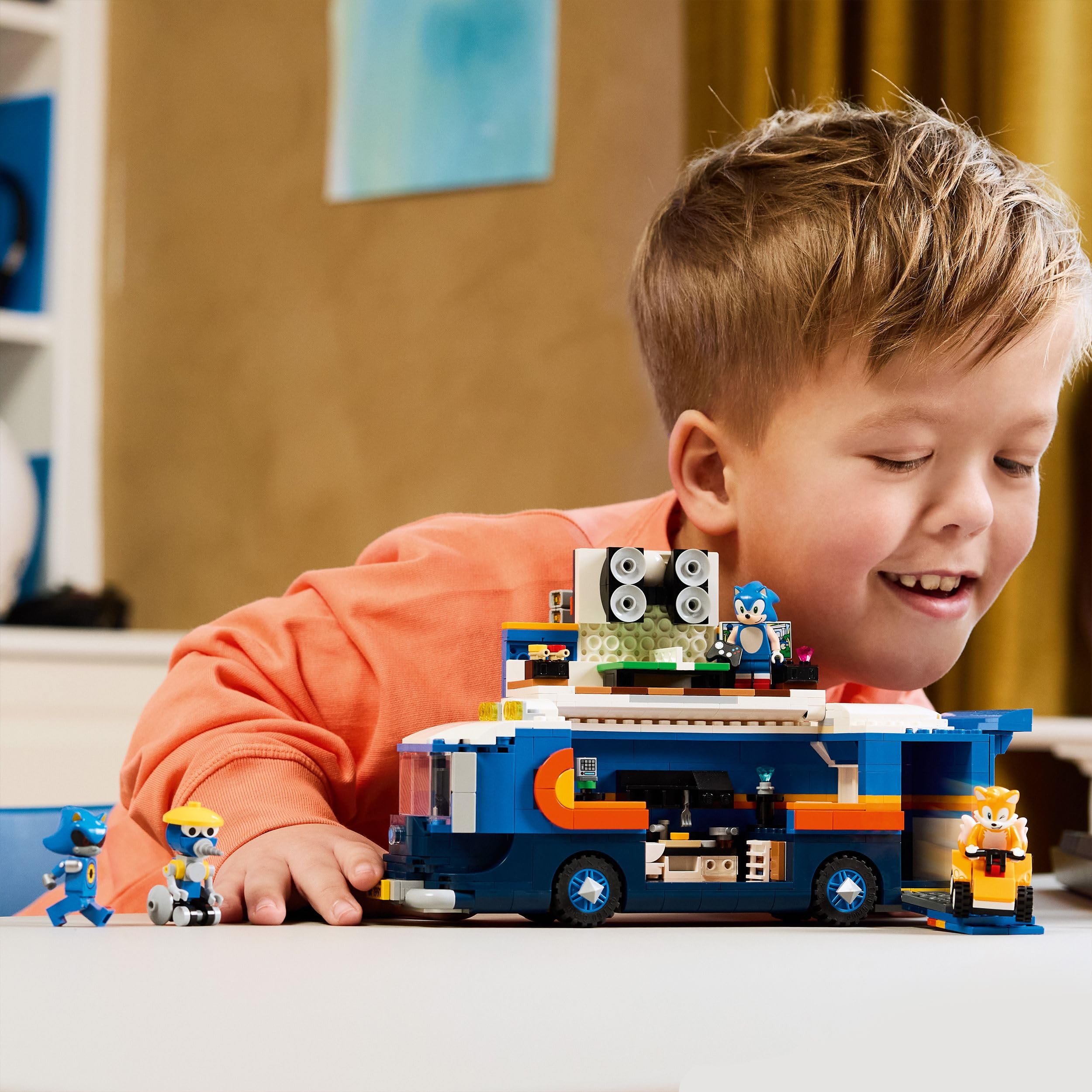 LEGO Sonic the Hedgehog Team Sonic Command Truck Toy - Building Set for Ages 8+ 9