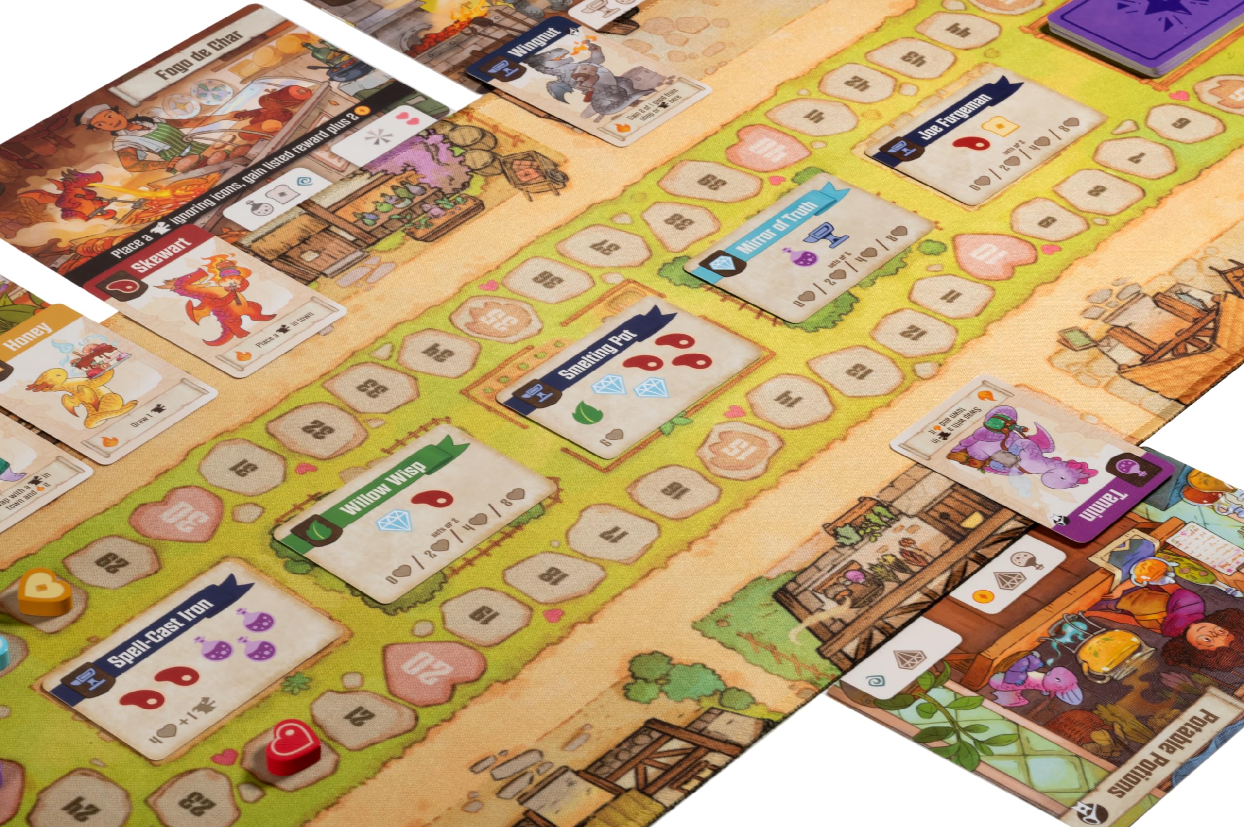 Lucky Duck Games Flamecraft Board Game | Strategy | 1-5 Players | 60 Min 4
