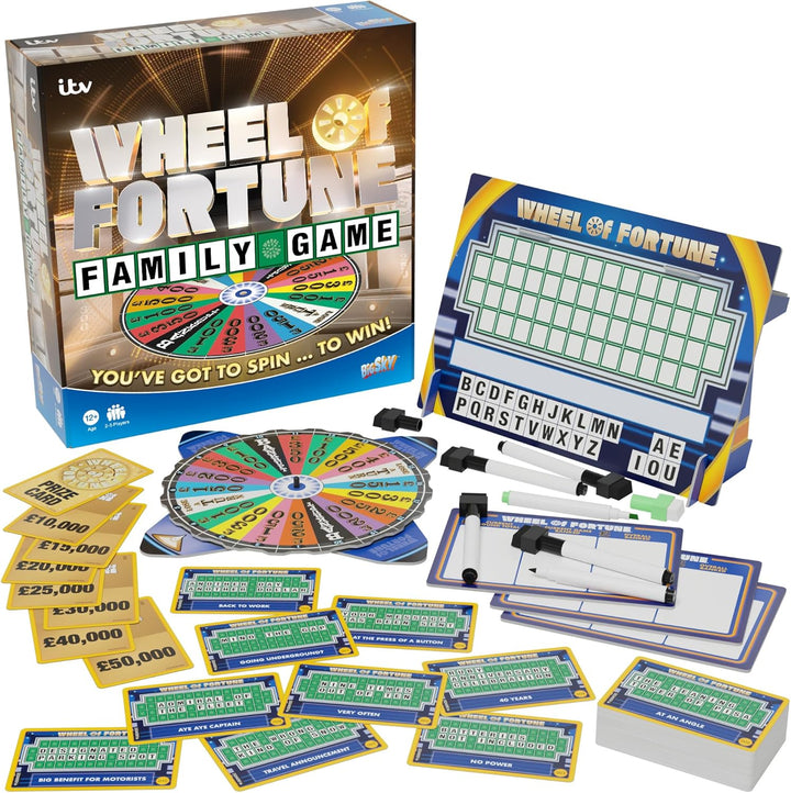 Big Sky Games Wheel of Fortune Family Board Game