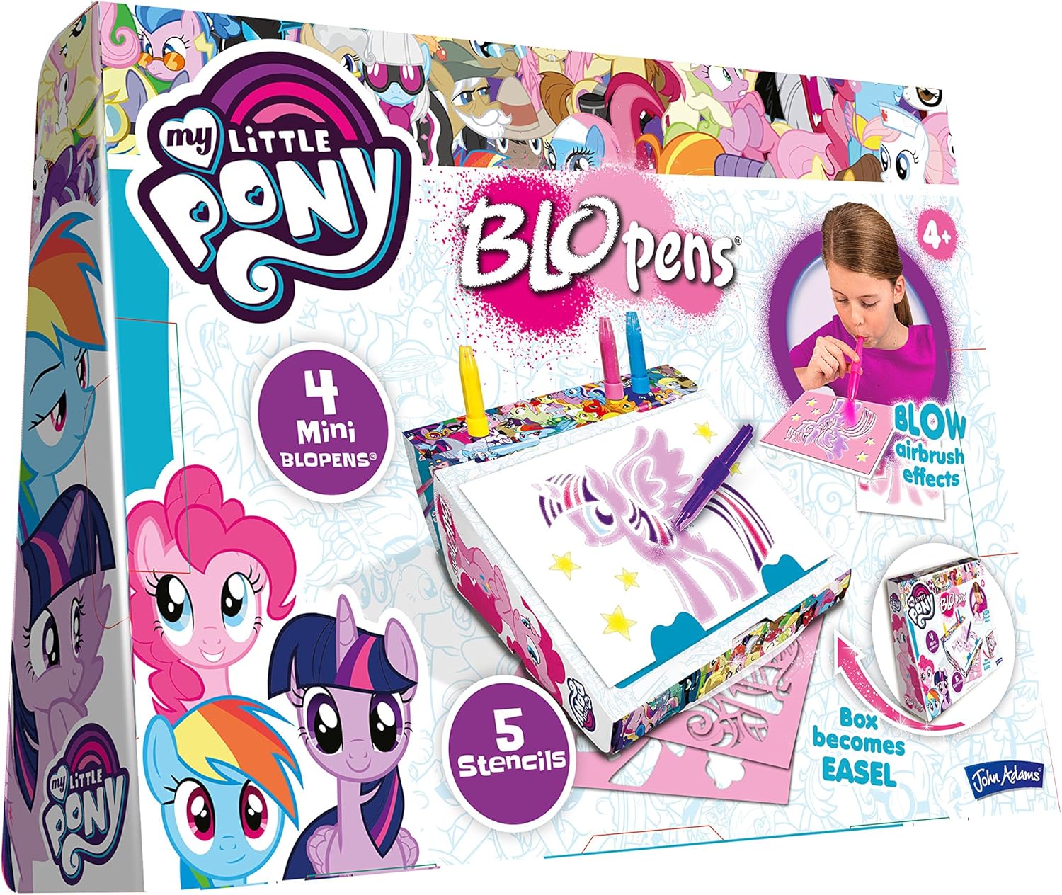 My Little Pony BLOPENS Creative Case - Airbrush Art Set for Kids 1