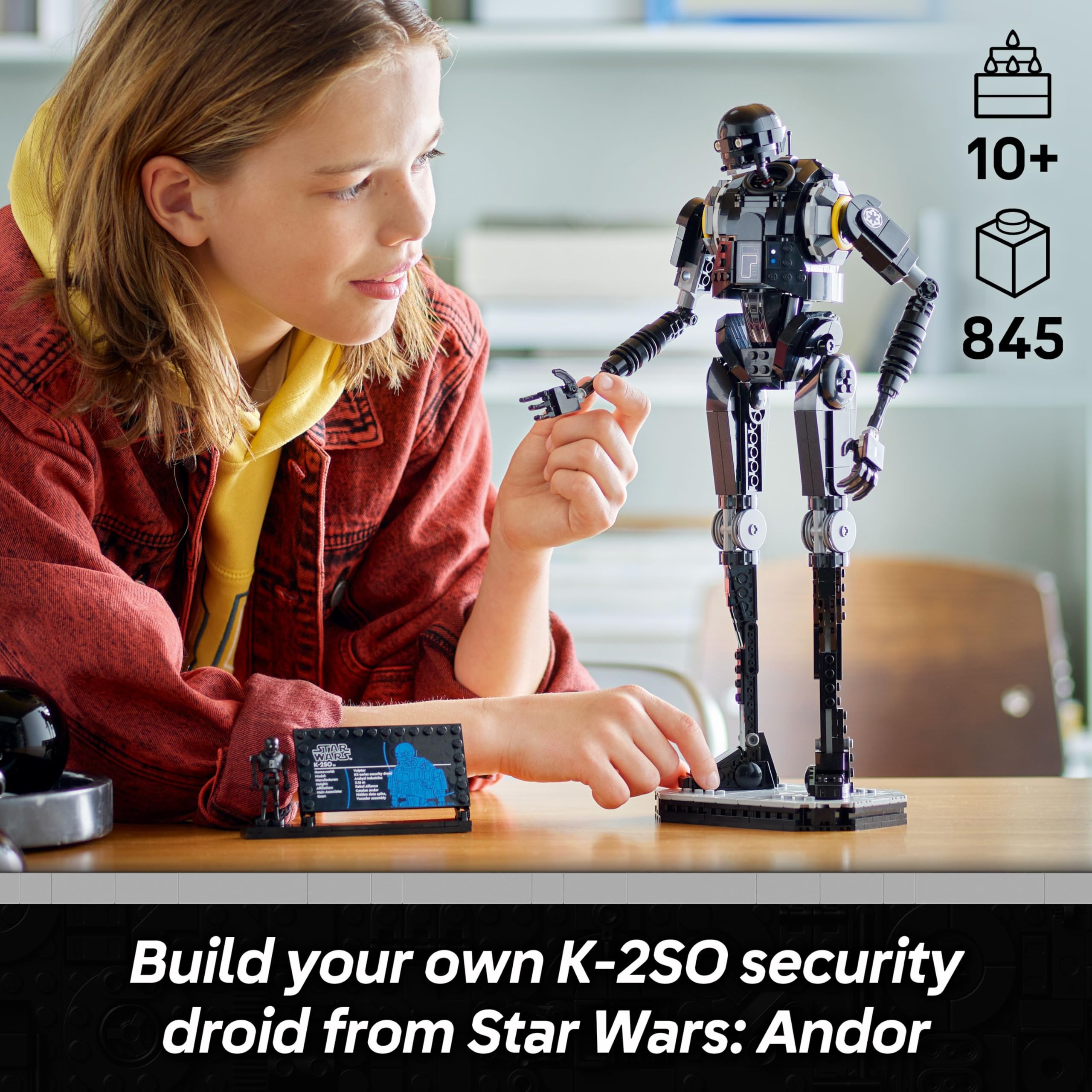 LEGO Star Wars 75434 K-2SO Security Droid Figure | Buildable Display Model for Ages 10+ 2
