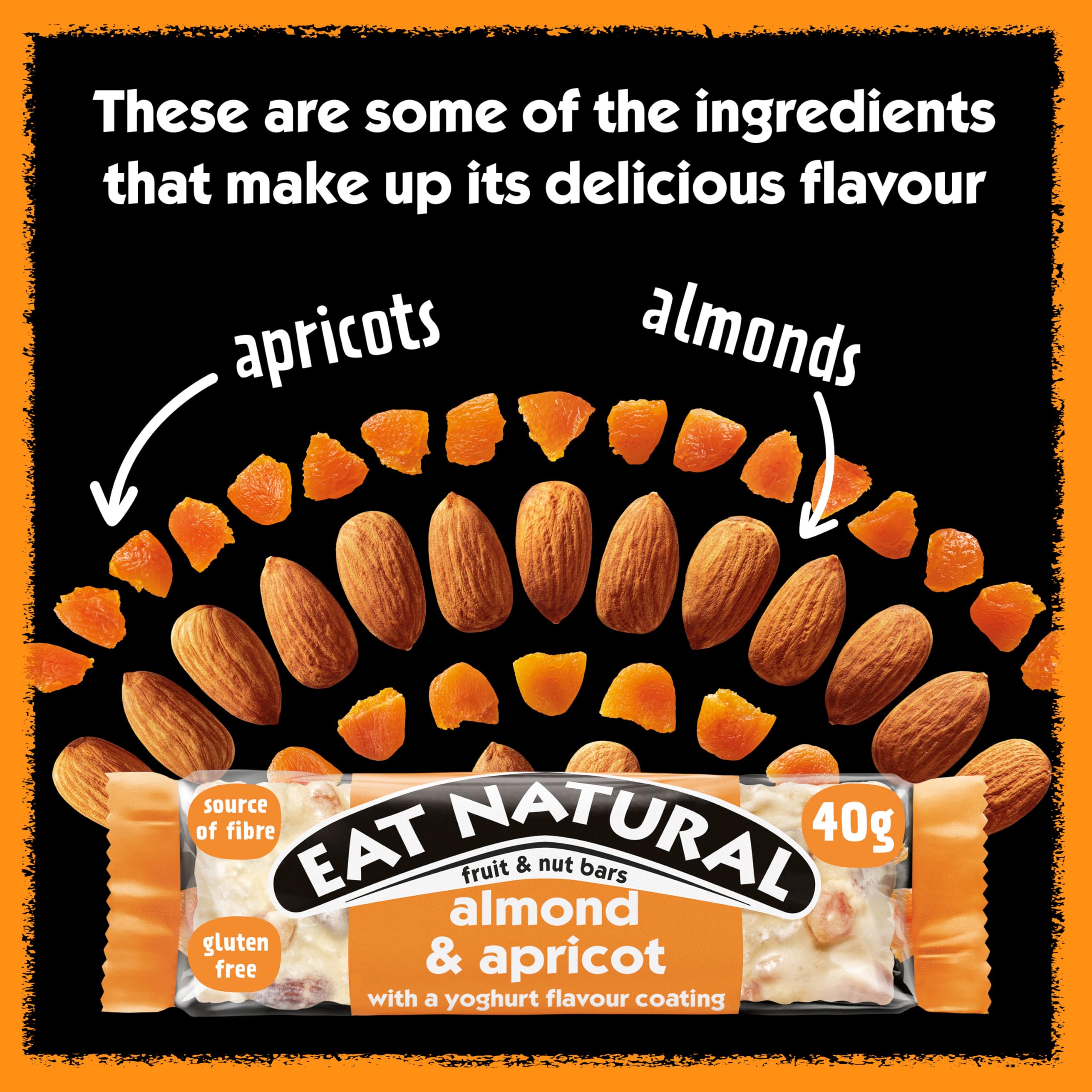 Eat Natural Almond & Apricot Yoghurt Coated Fruit & Nut Bars 12 x 40g 7
