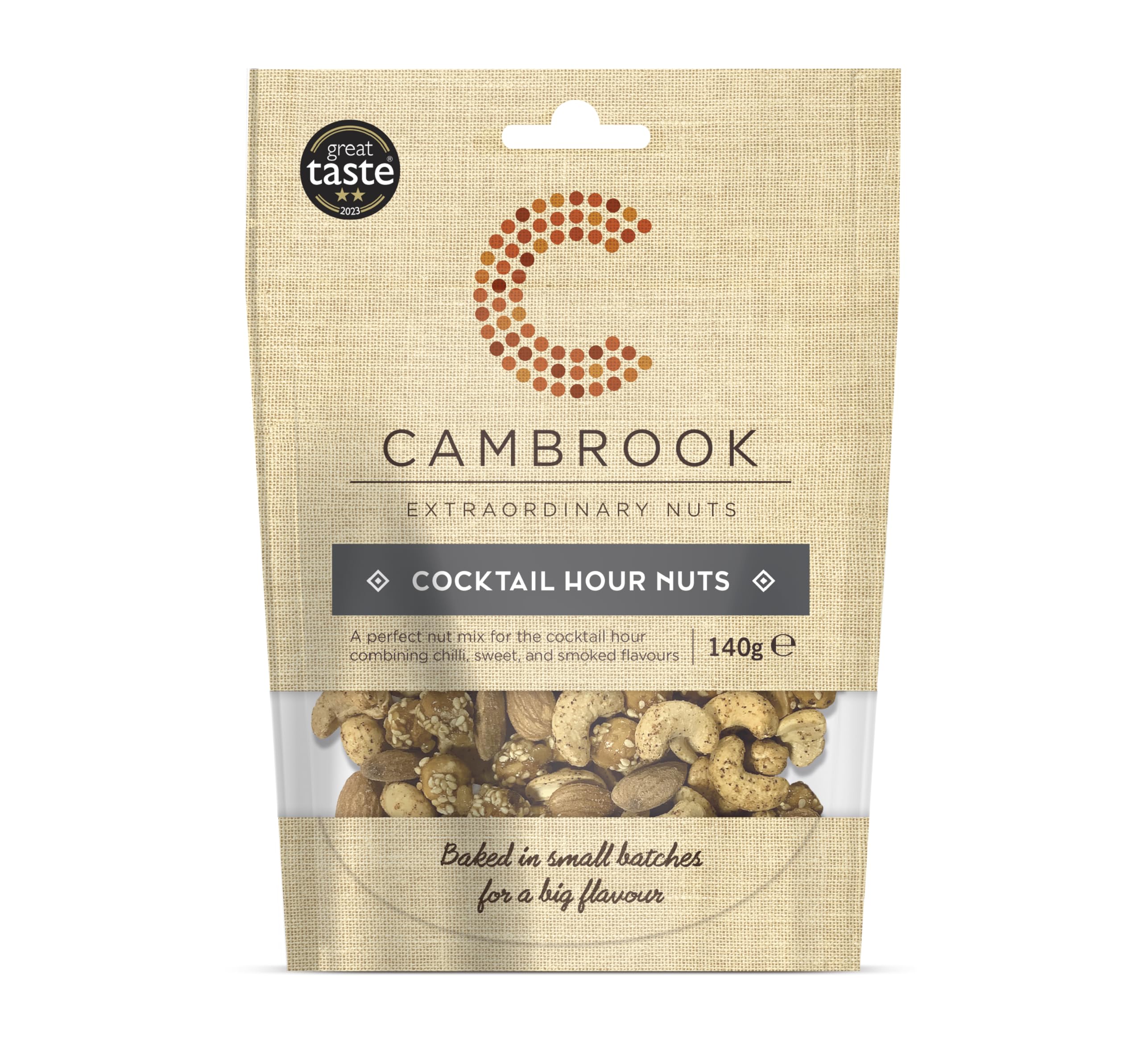 Cambrook Extraordinary Nuts - Cocktail Hour Mixed Nuts, Spicy, Smoky & Caramelised | 140g