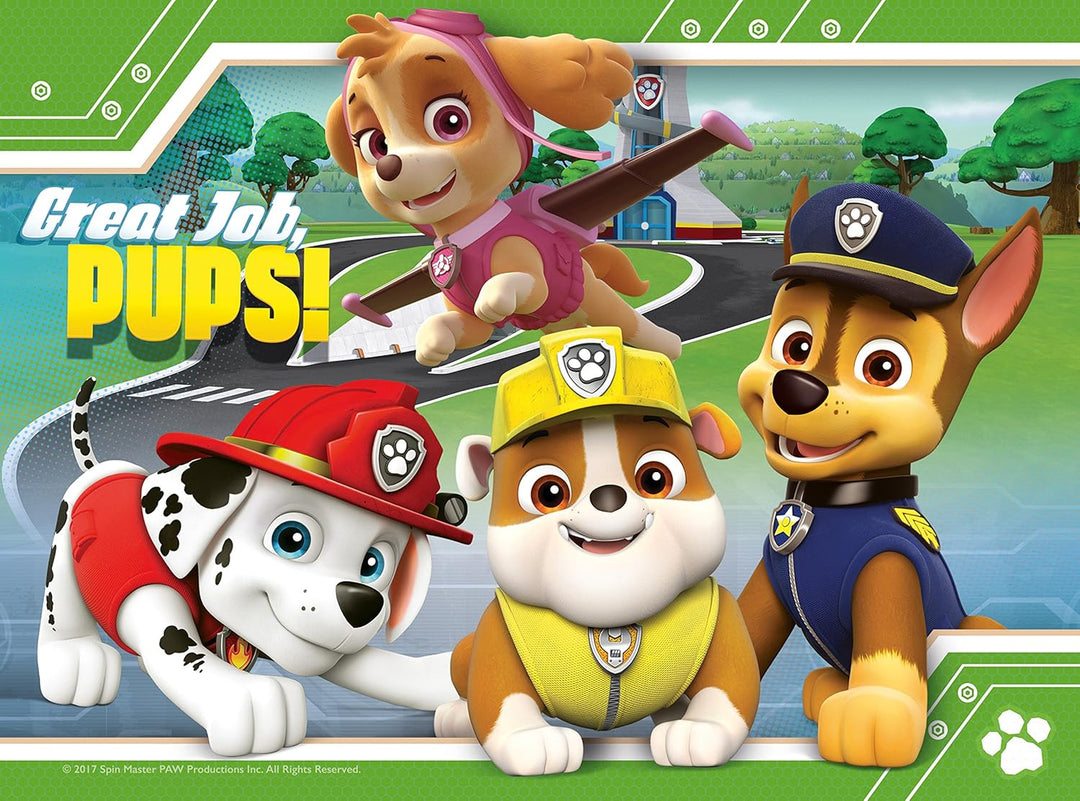 Ravensburger Paw Patrol 4-in-1 Puzzle Set - 12, 16, 20, 24 Piece Jigsaw Puzzles for Kids 3+