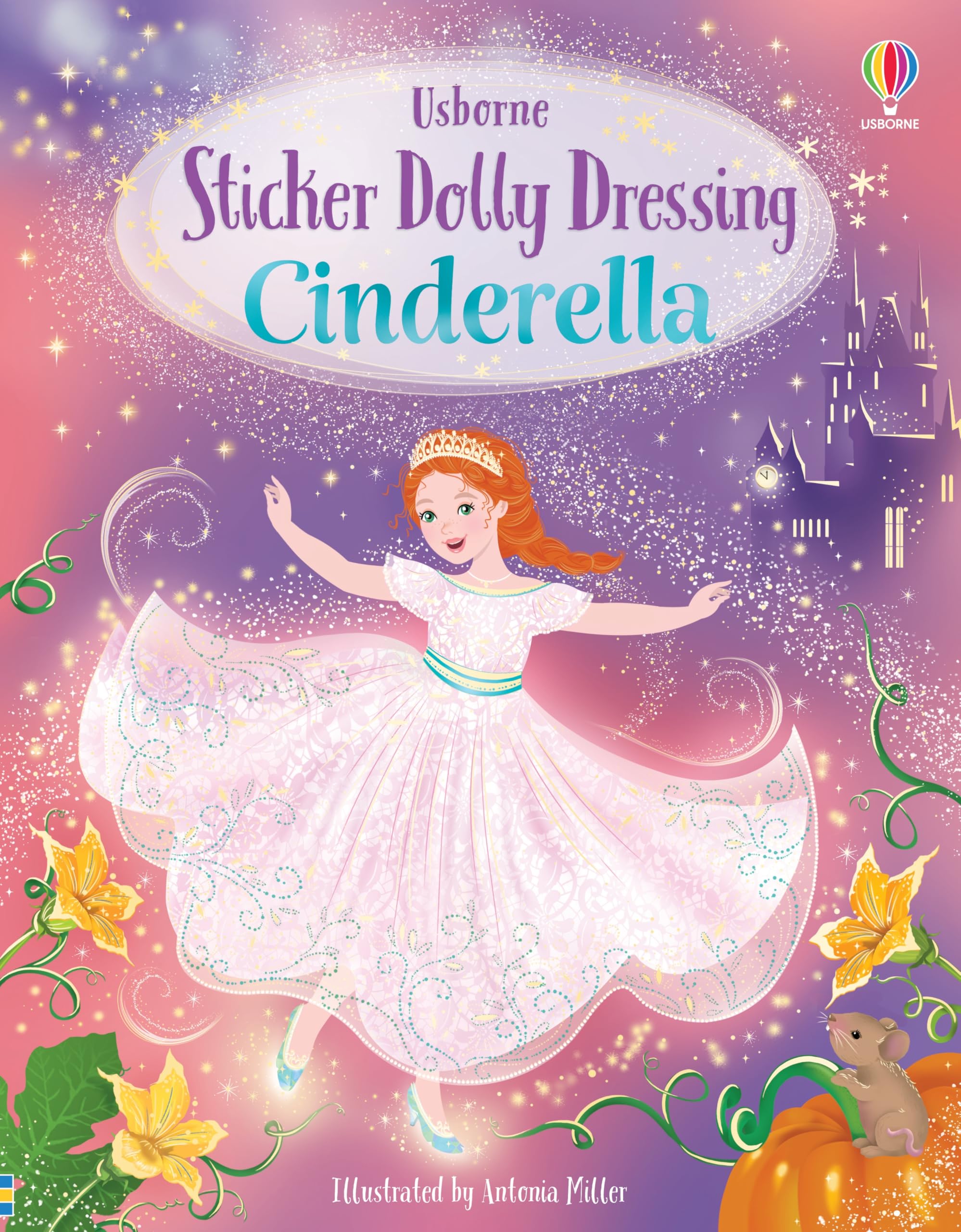 Usborne Sticker Dolly Dressing Cinderella | Ages 5-8 | Paperback