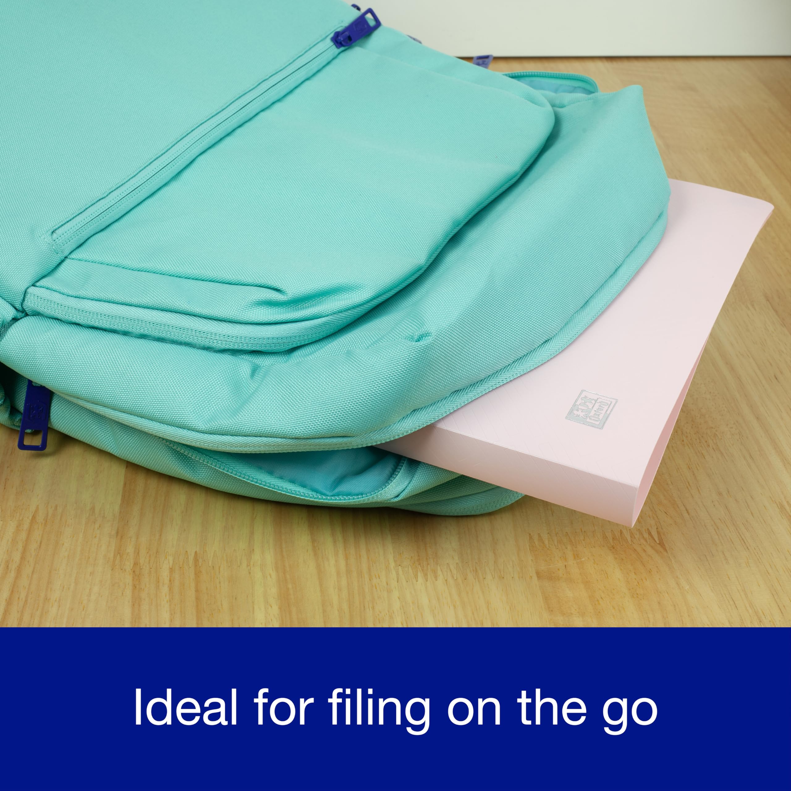 Oxford A4 Pastel Ring Binders - 20mm Spine, 100 Sheet Capacity | Pack of 5 5