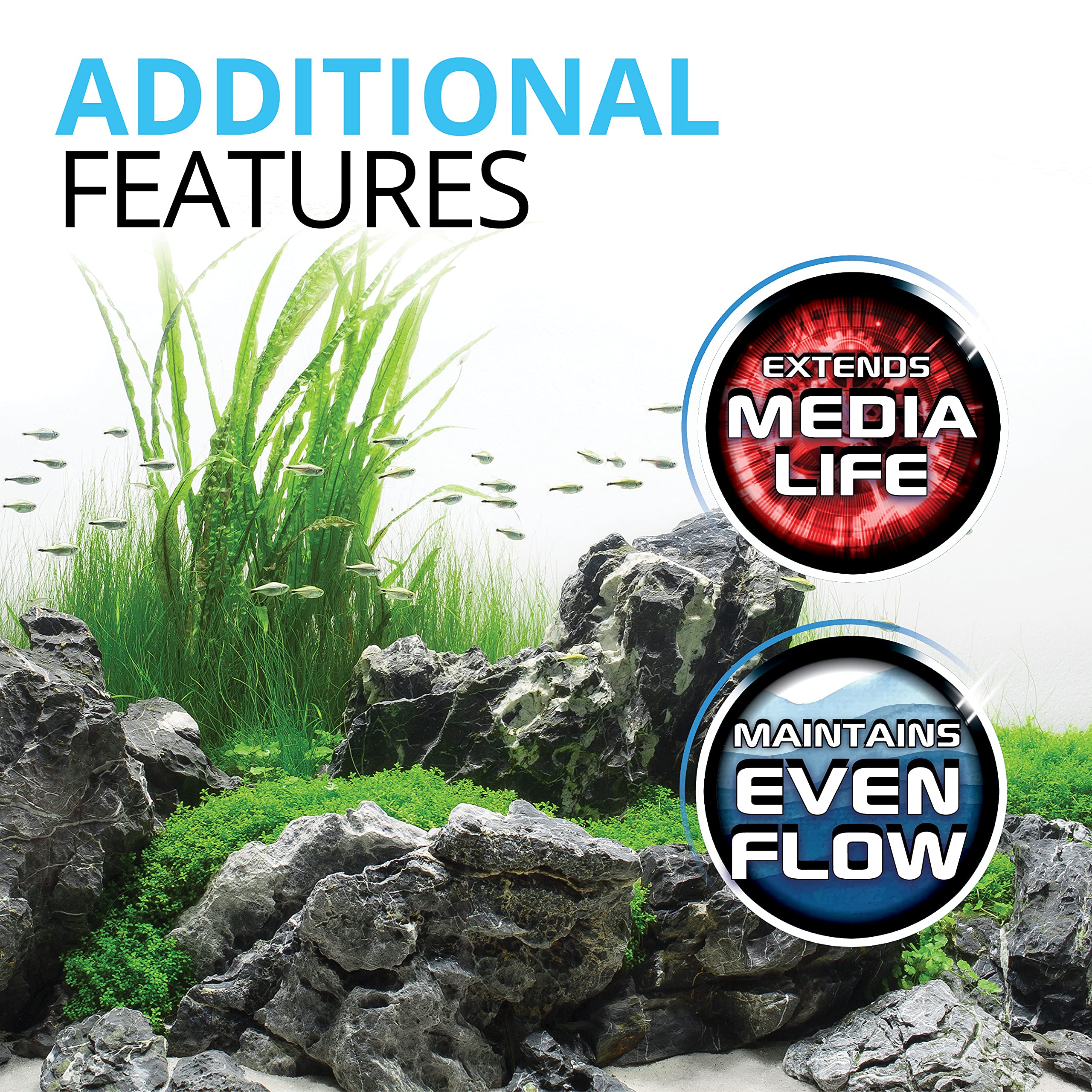 Fluval Ceramic Pre Filter Aquarium Media Rings for Fish Tanks | Model A1470 4