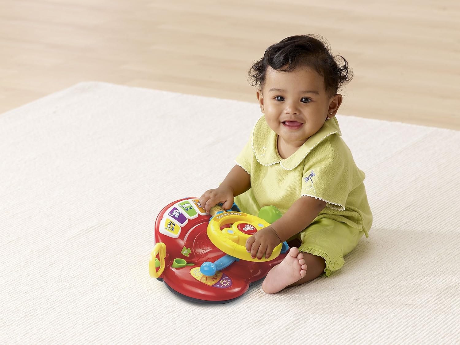 VTech Baby Tiny Tot Driver - Interactive Steering Wheel Toy for Toddlers 12 Months+ 4