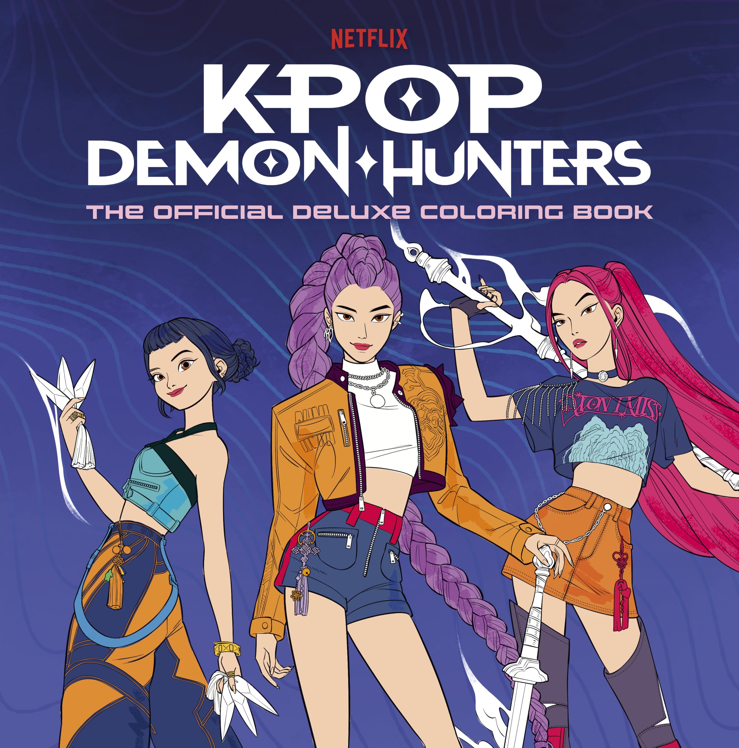 Penguin KPop Demon Hunters: The Official Deluxe Colouring Book | Paperback | English
