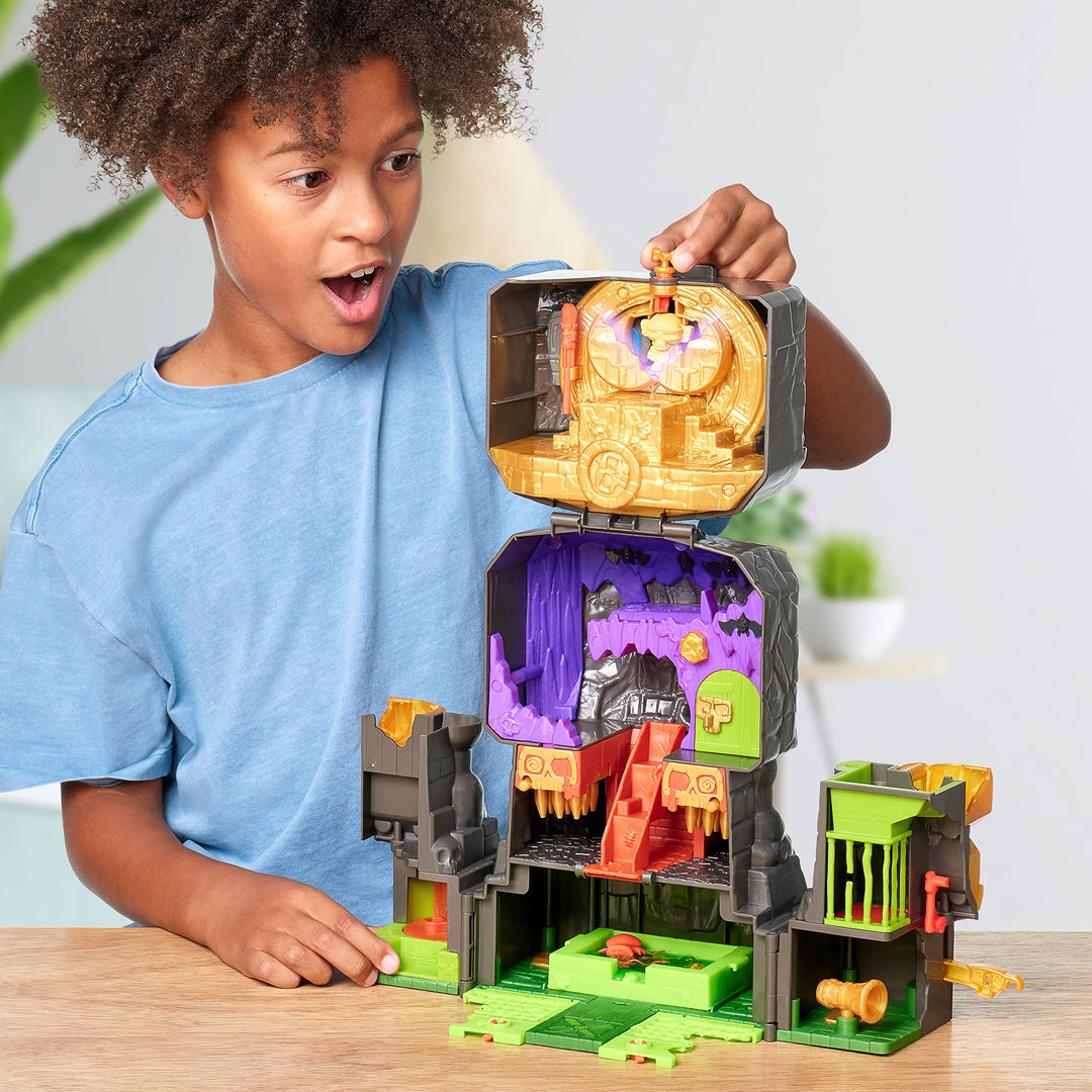 Treasure X Lost Lands Skull Temple Mega Playset - 40 Levels of Adventure with 4 Micro Action Figures