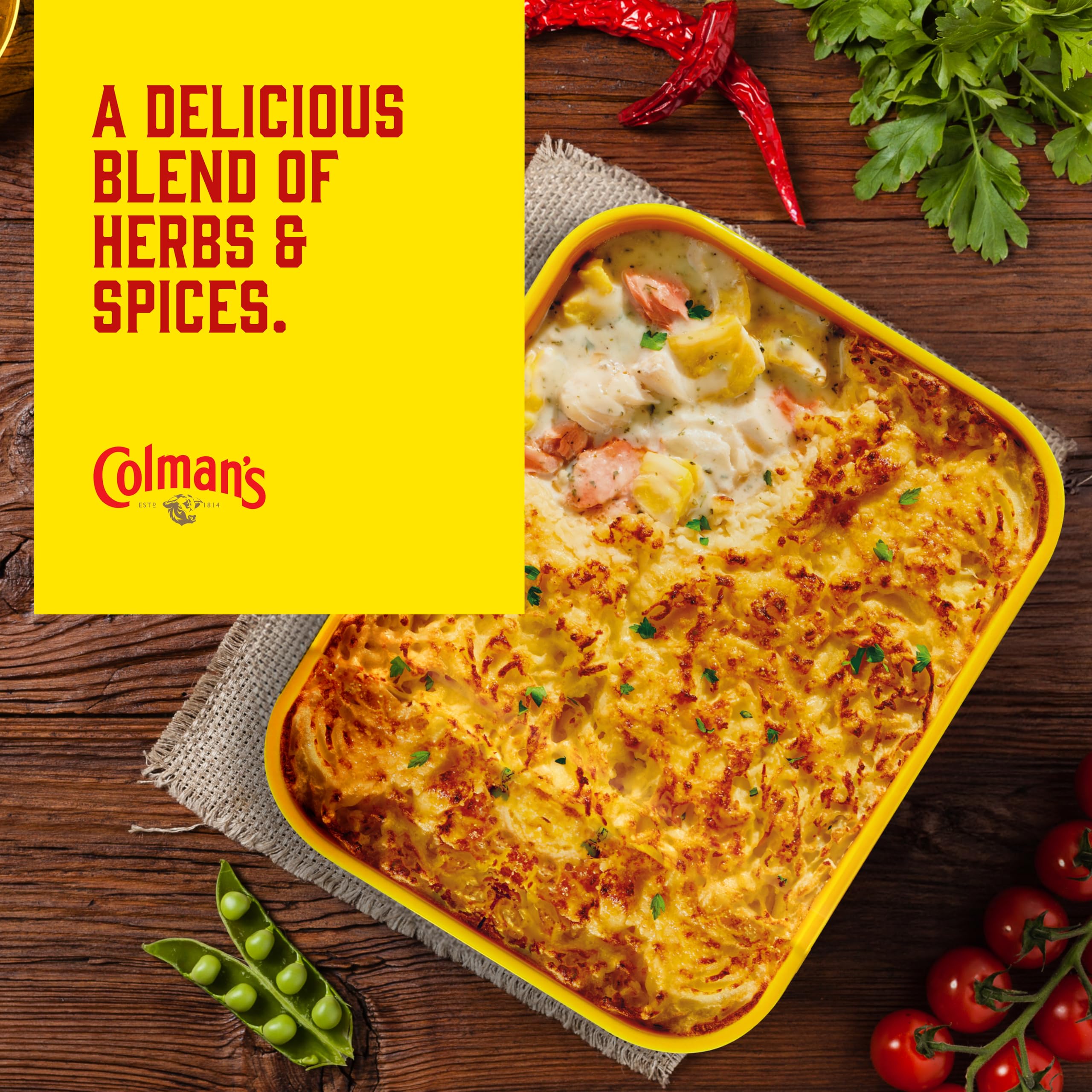 Colman's Fish Pie Meal Maker - Classic Comforts Seafood Seasoning Mix 6