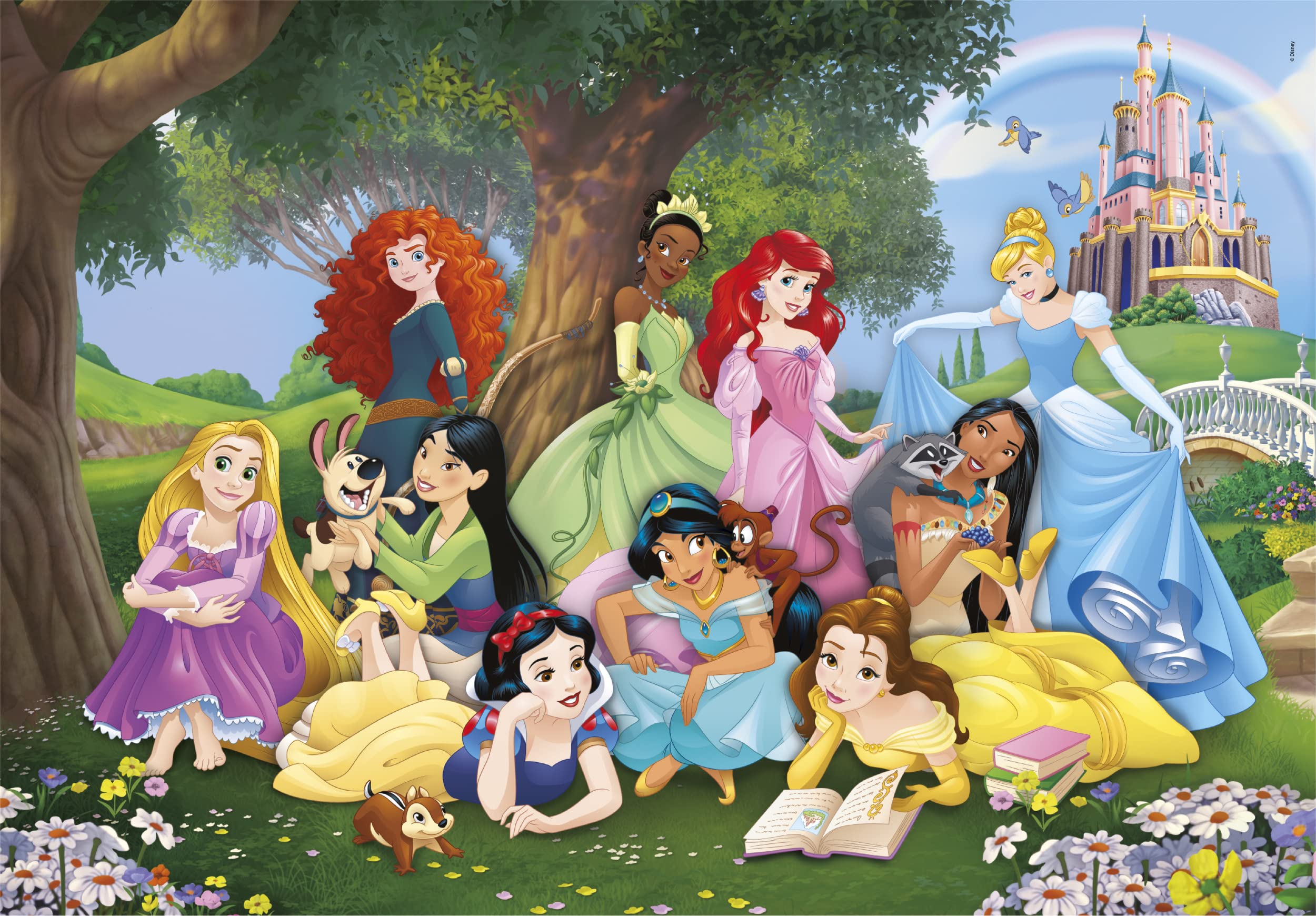 Clementoni Disney Princess Jigsaw Puzzle - 104 Pieces | 48.5 x 33.5 cm Finished Size