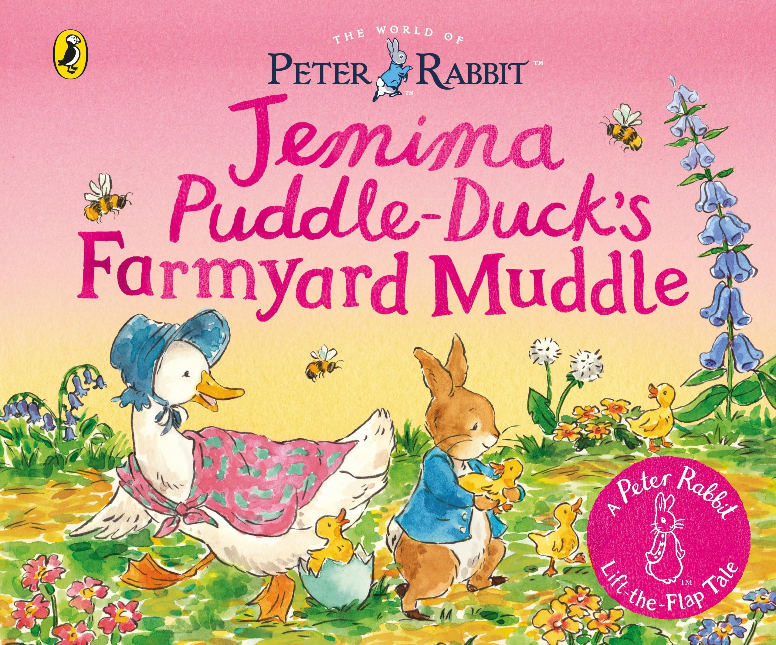 Puffin The World of Peter Rabbit: Jemima Puddle-Duck’s Farmyard Muddle Lift-the-Flap Board Book