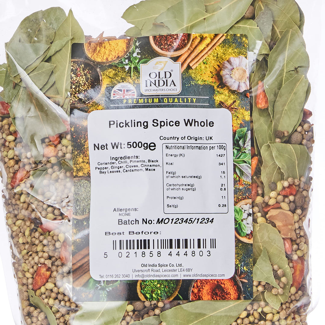 Old India Pickling Spice Whole 500g