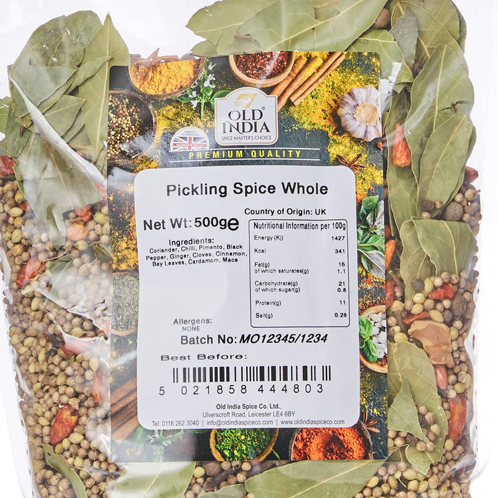 Old India Pickling Spice Whole 500g