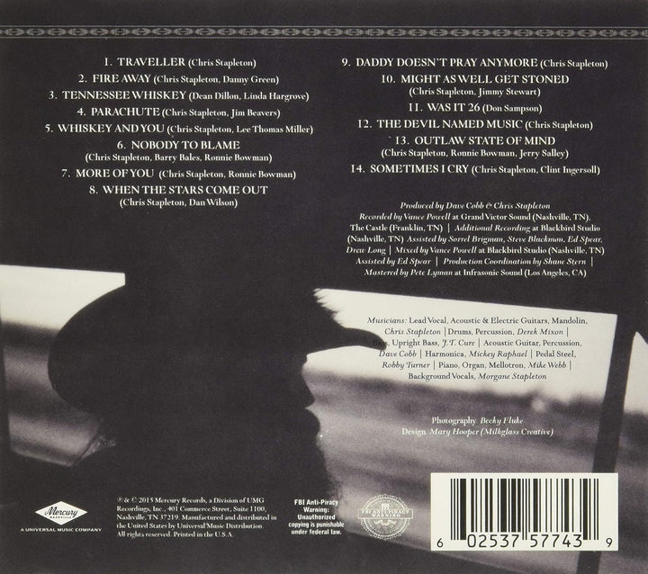 Traveller - Chris Stapleton Music Album (CD)