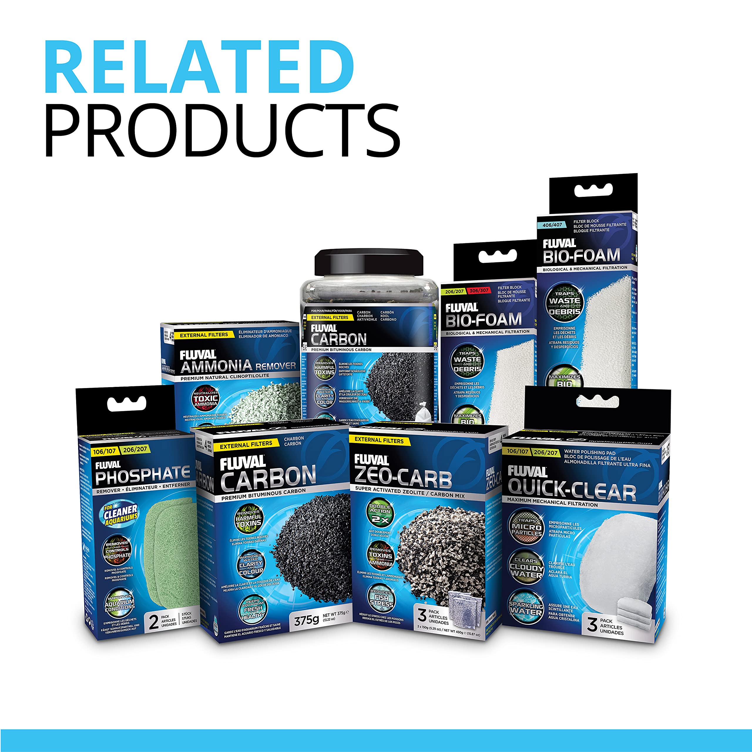 Fluval Ceramic Pre Filter Aquarium Media Rings for Fish Tanks | Model A1470 6