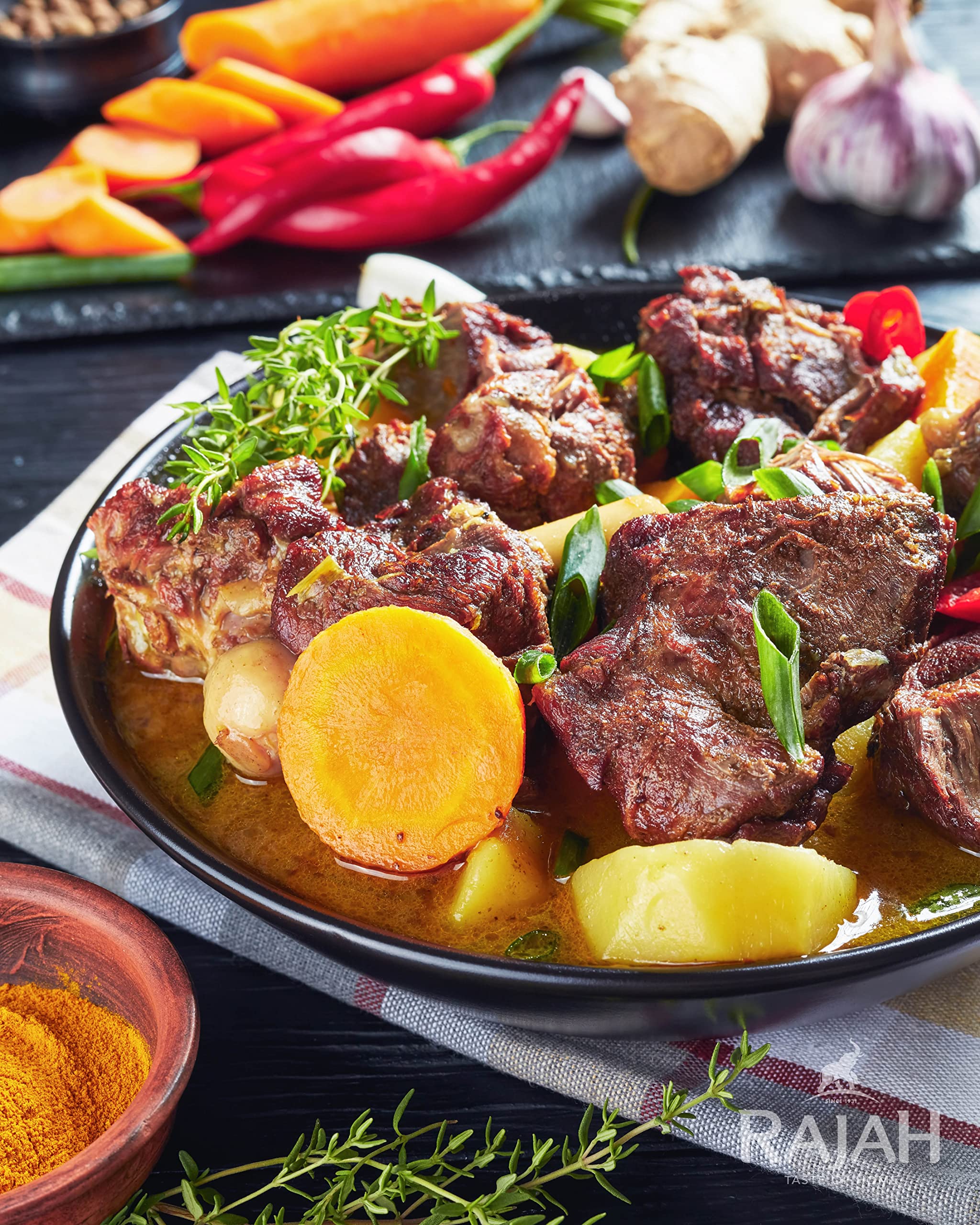 Rajah - Hot Madras Curry Powder 1KG 9