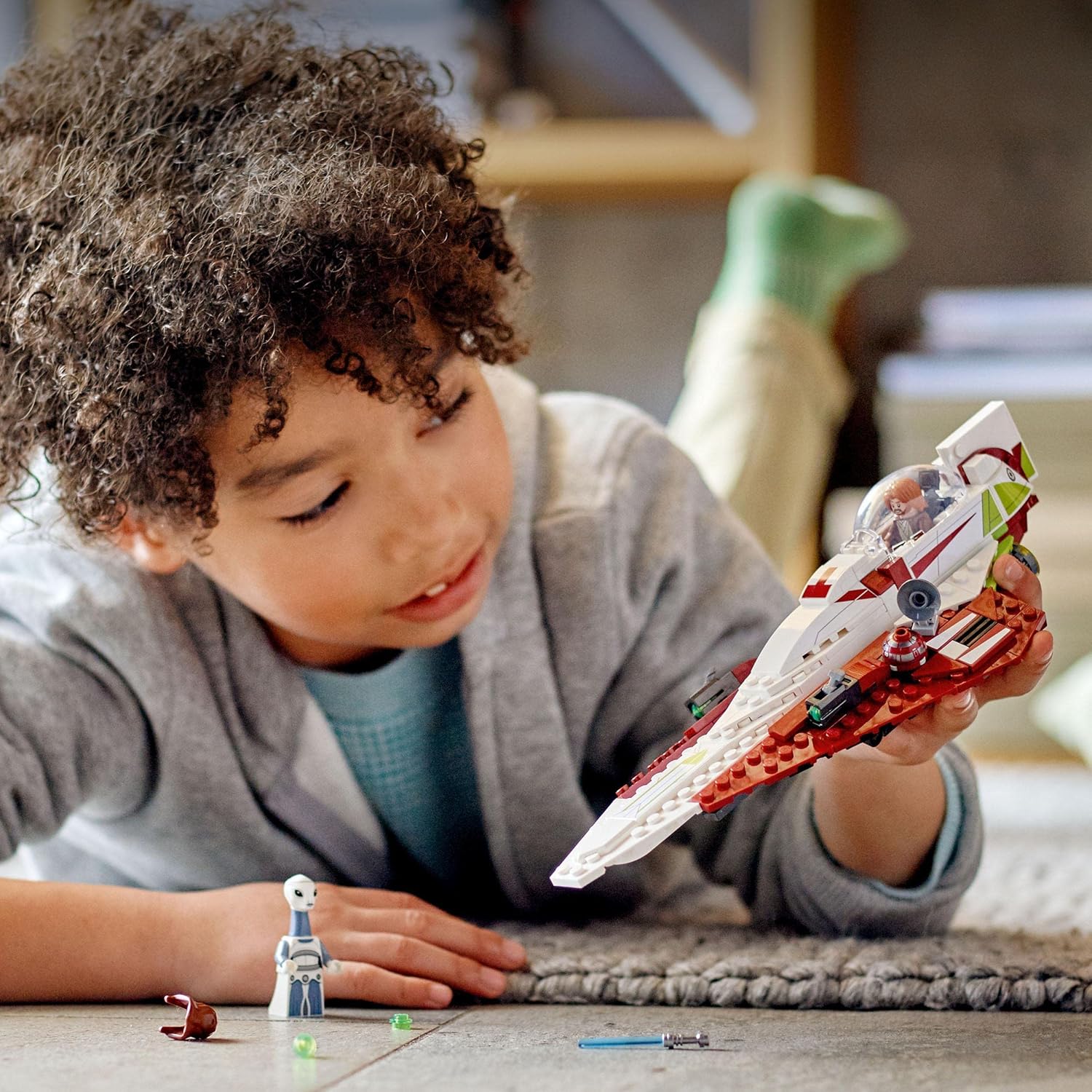 LEGO 75333 Star Wars Obi-Wan Kenobis Jedi-Starfighter, Bauset für Kinder ab 7 Jahren 7