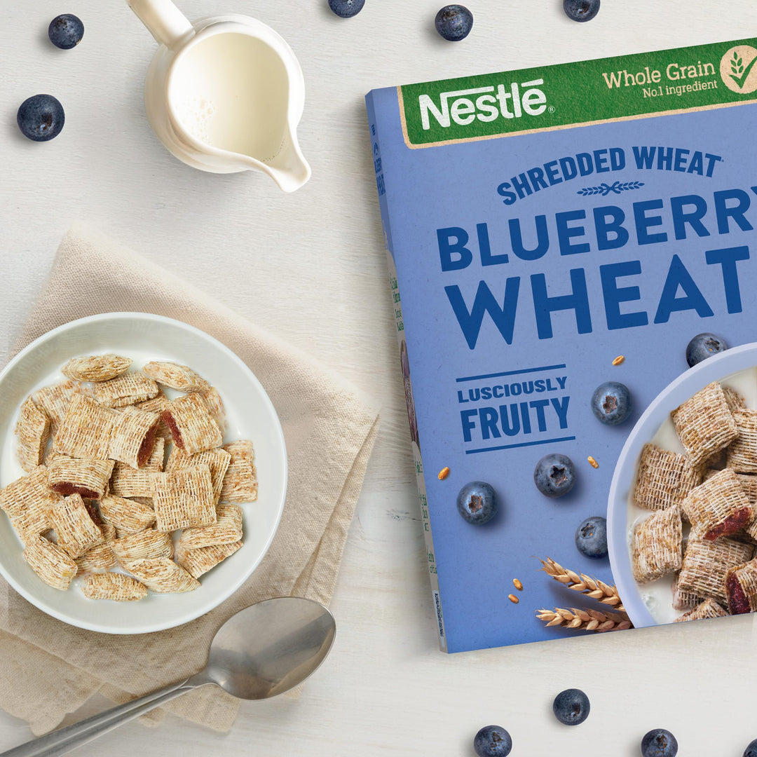 Nestlé Shredded Wheat Bitesize Blueberry Wheats Cereal, 450g