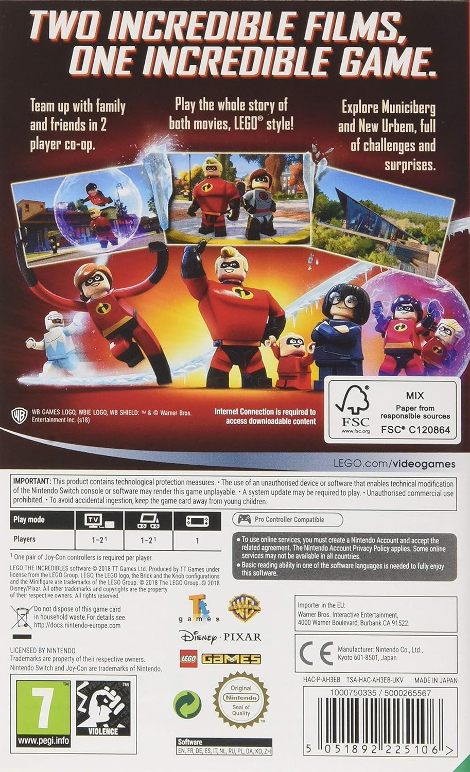 LEGO The Incredibles - Nintendo Switch
