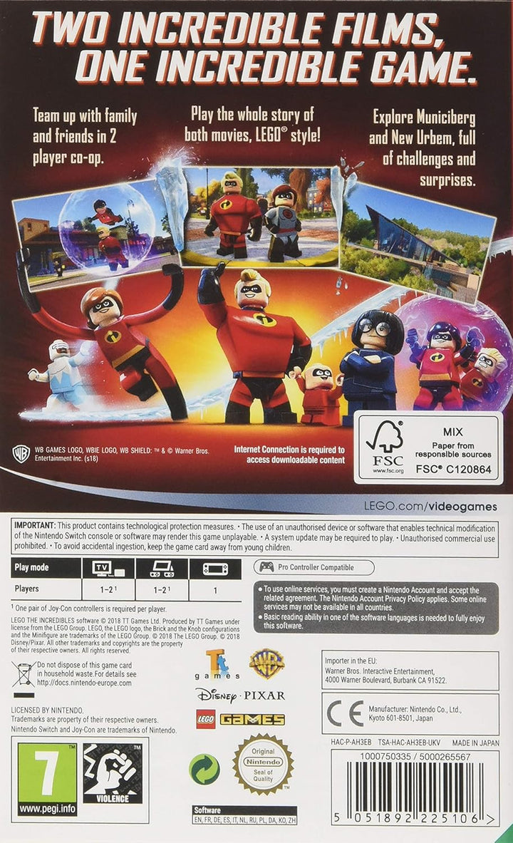 LEGO The Incredibles - Nintendo Switch