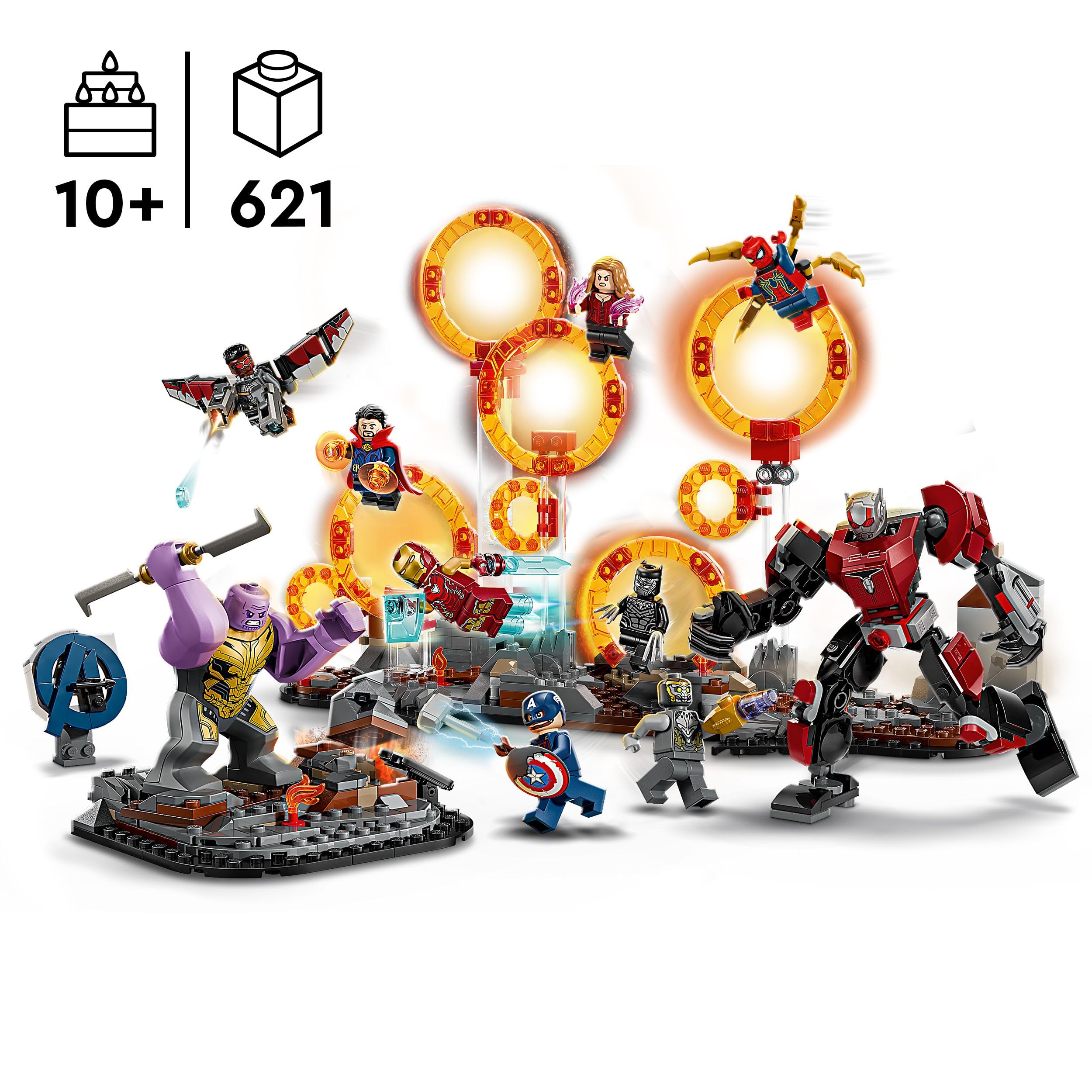 LEGO Marvel Avengers: Endgame Final Battle Building Toy with Thanos Figure - 621 Pieces 4