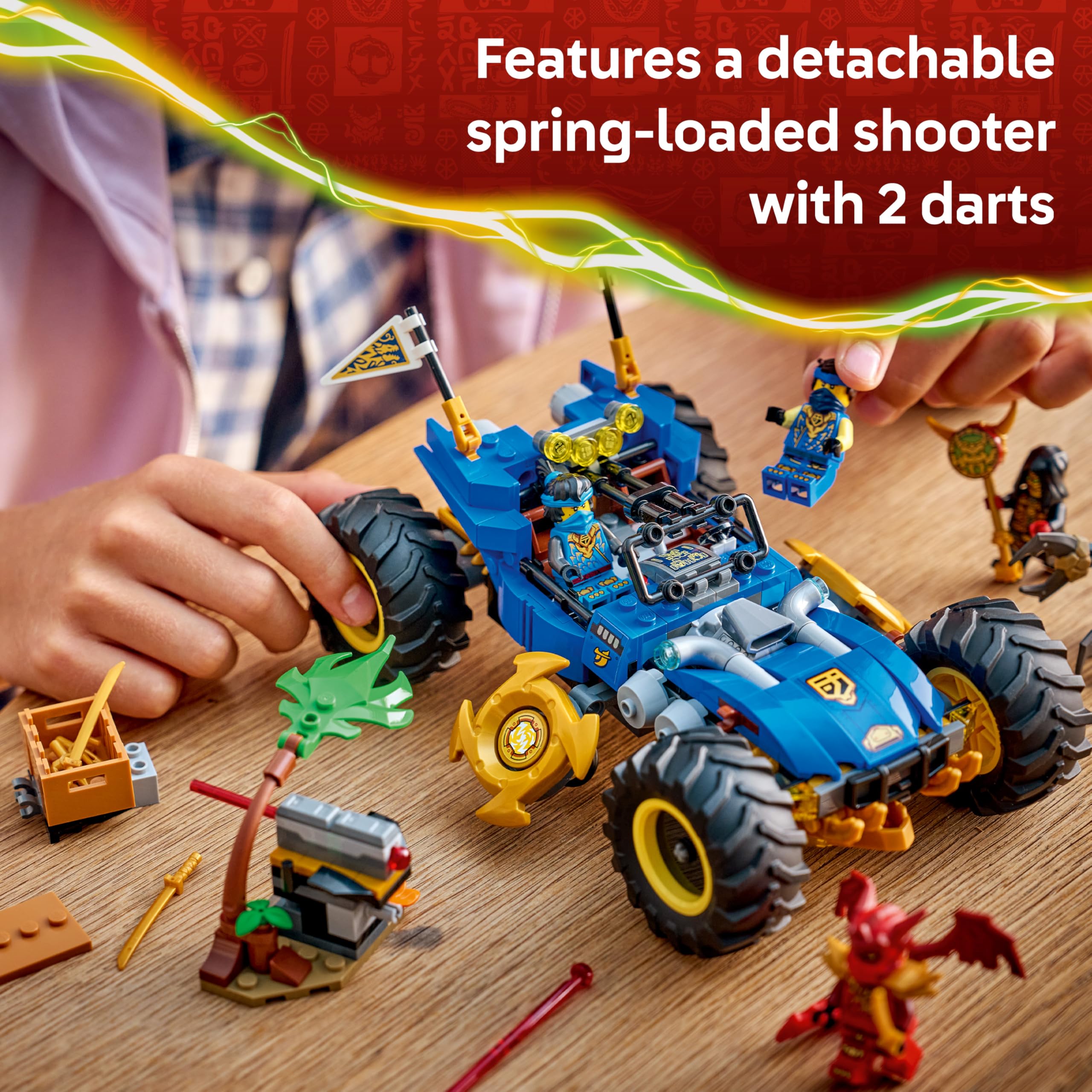 LEGO Ninjago 71856 Jay’s Transformation Speedster 2-in-1 Building Set for Ages 8+ 4