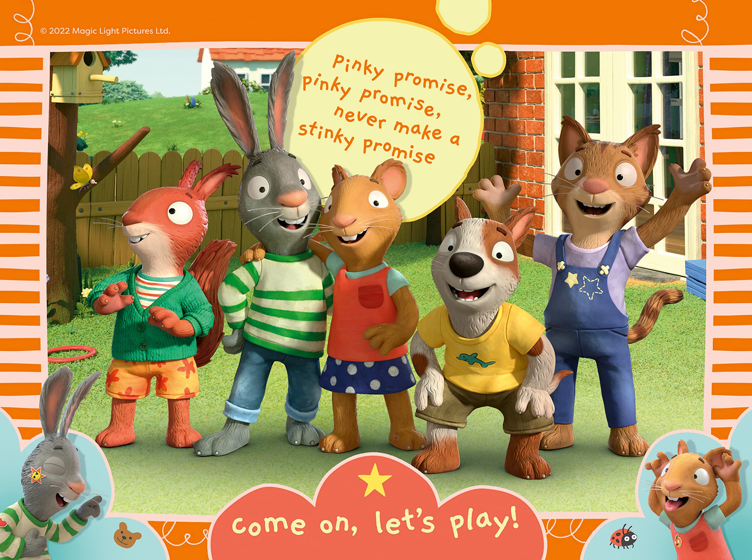 Ravensburger Pip & Posy 4-in-Box Jigsaw Puzzle Set - 12 to 24 Piece Puzzles for Kids 3 Years Up 9