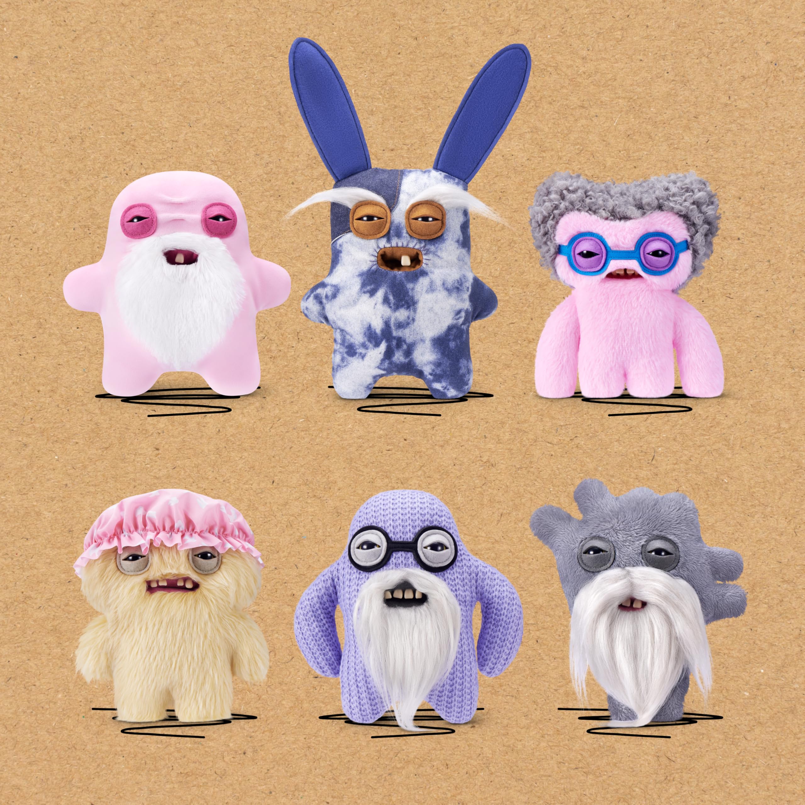 Fuggler Old Fogies 9-Inch Plush Toy - Stinkface | Human-like Teeth | Collectible 4