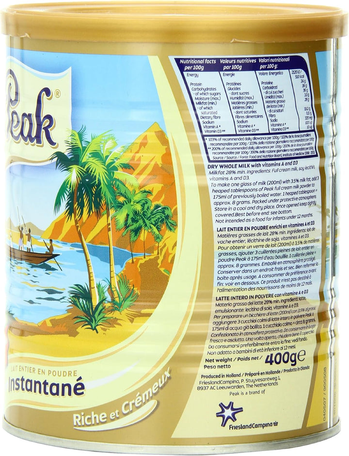 Peak - Full Cream Milk Powder 400g