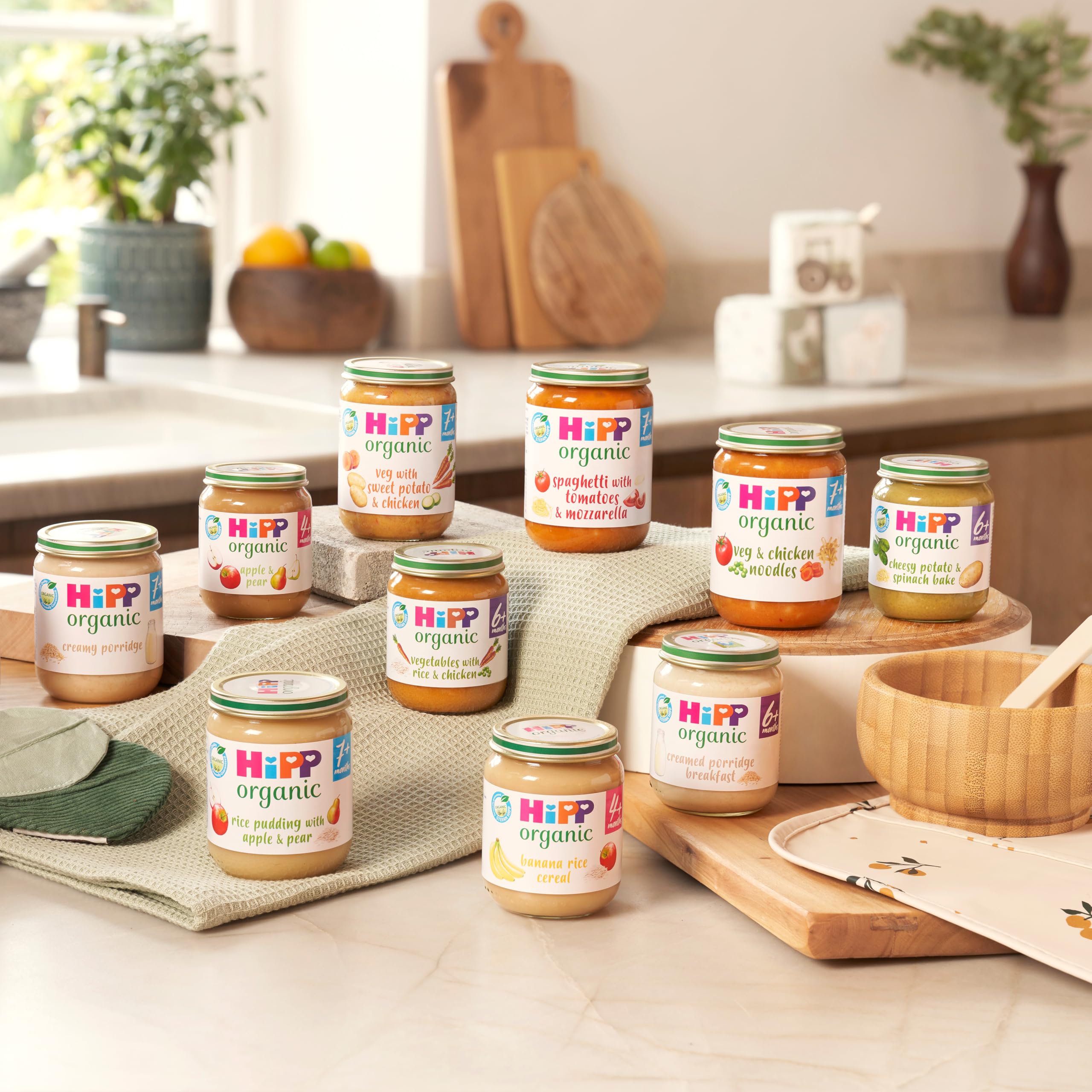 HiPP Organic Rice Pudding with Apple & Pear Baby Food Jar | 7+ Months | 160g 5