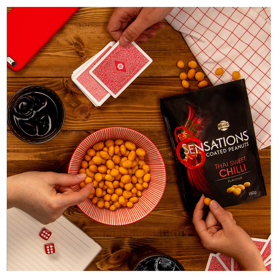 Walkers Sensations Thai Sweet Chilli Coated Sharing Peanuts 150g
